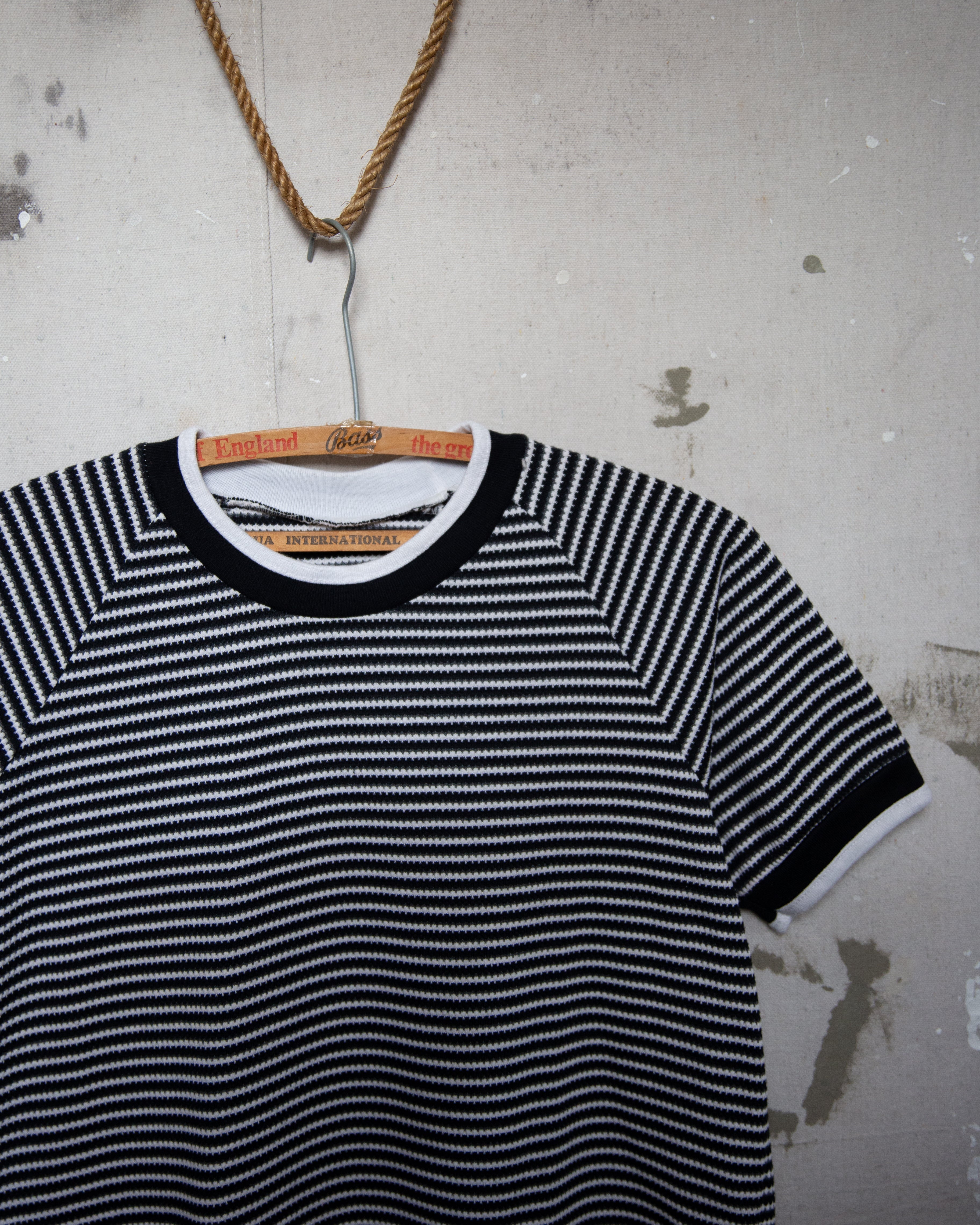 1990S/00S Knit Striped Tee - S/M