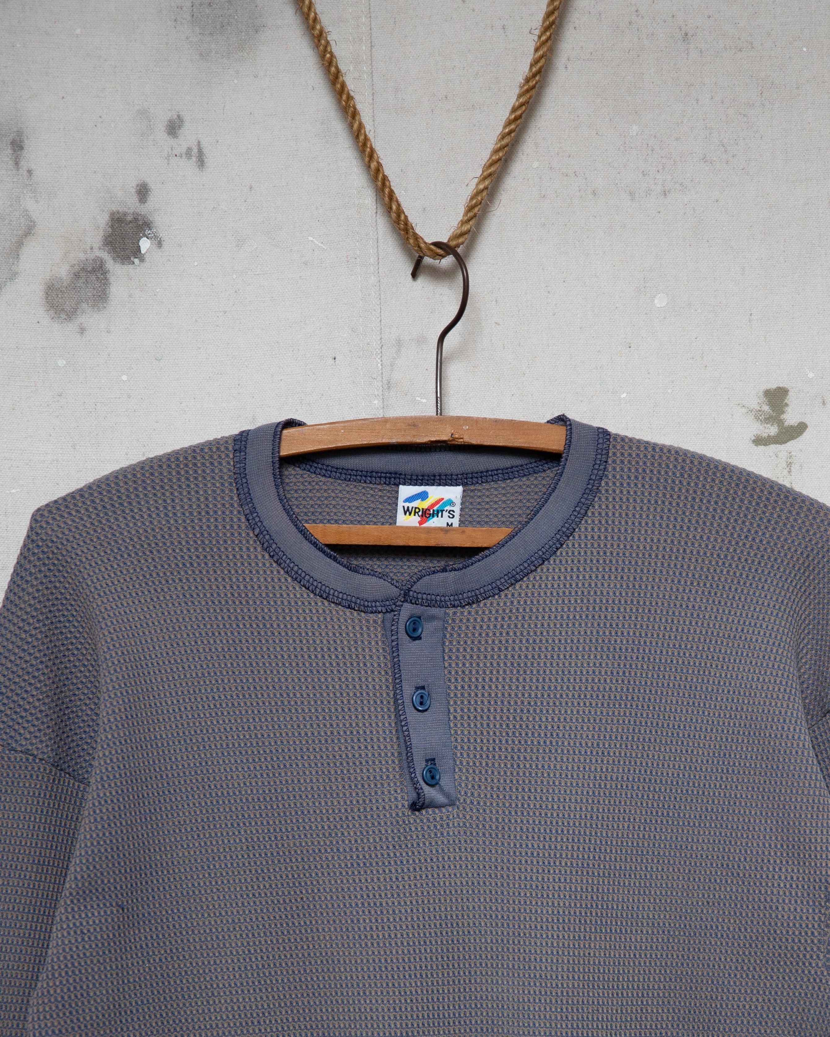 1980S Distressed Waffle Thermal - M