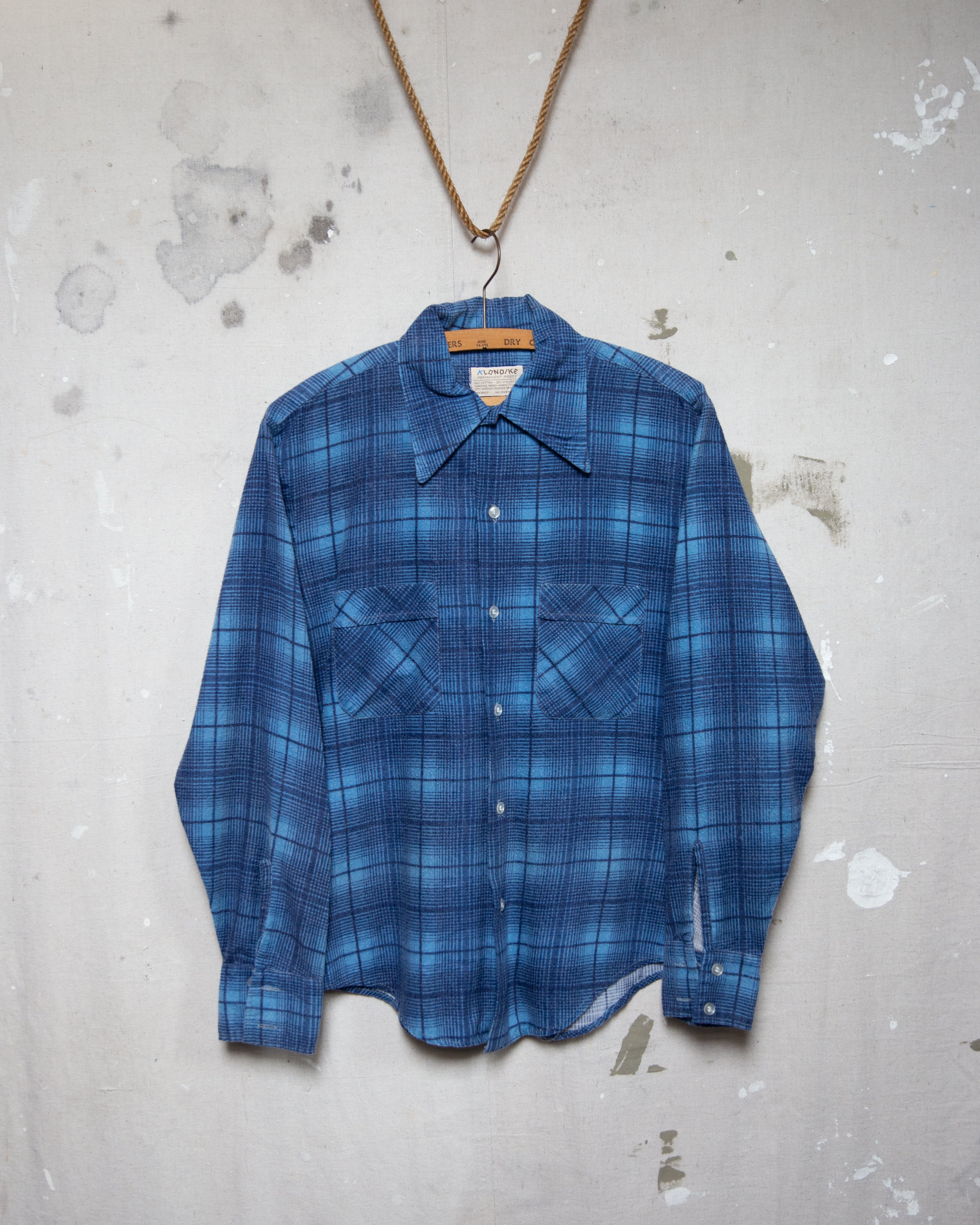 1980S Print Flannel Shirt - M