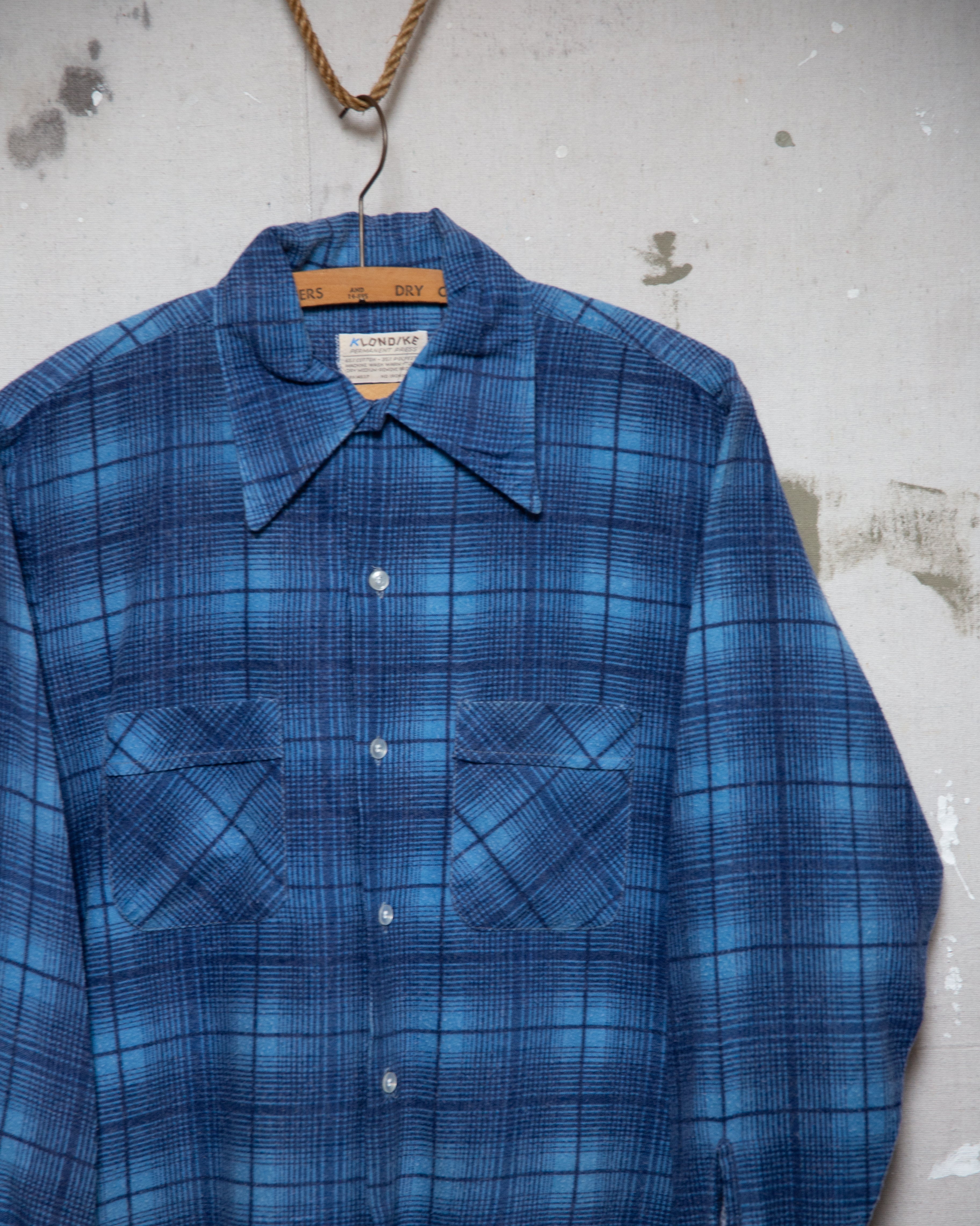 1980S Print Flannel Shirt - M