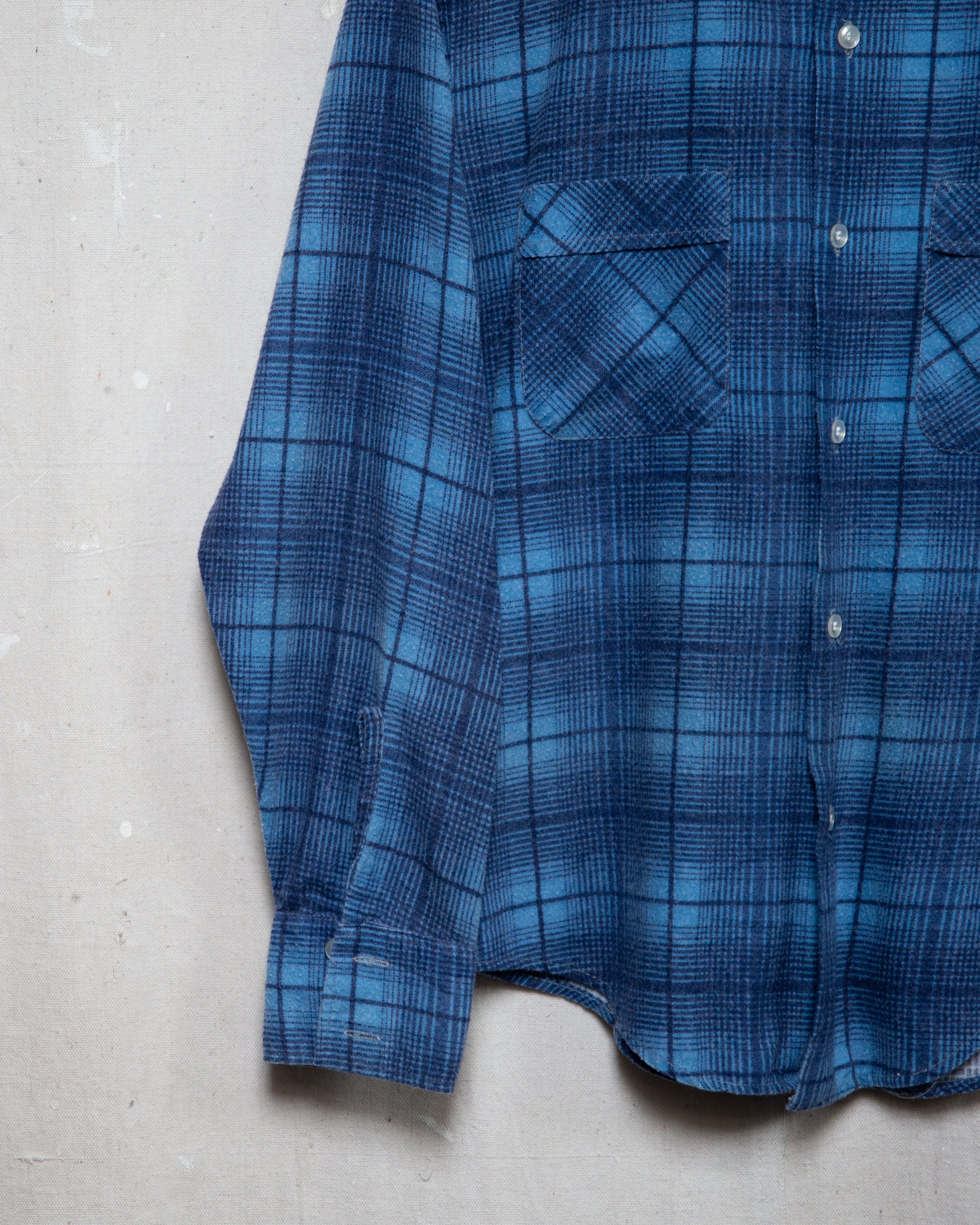 1980S Print Flannel Shirt - M