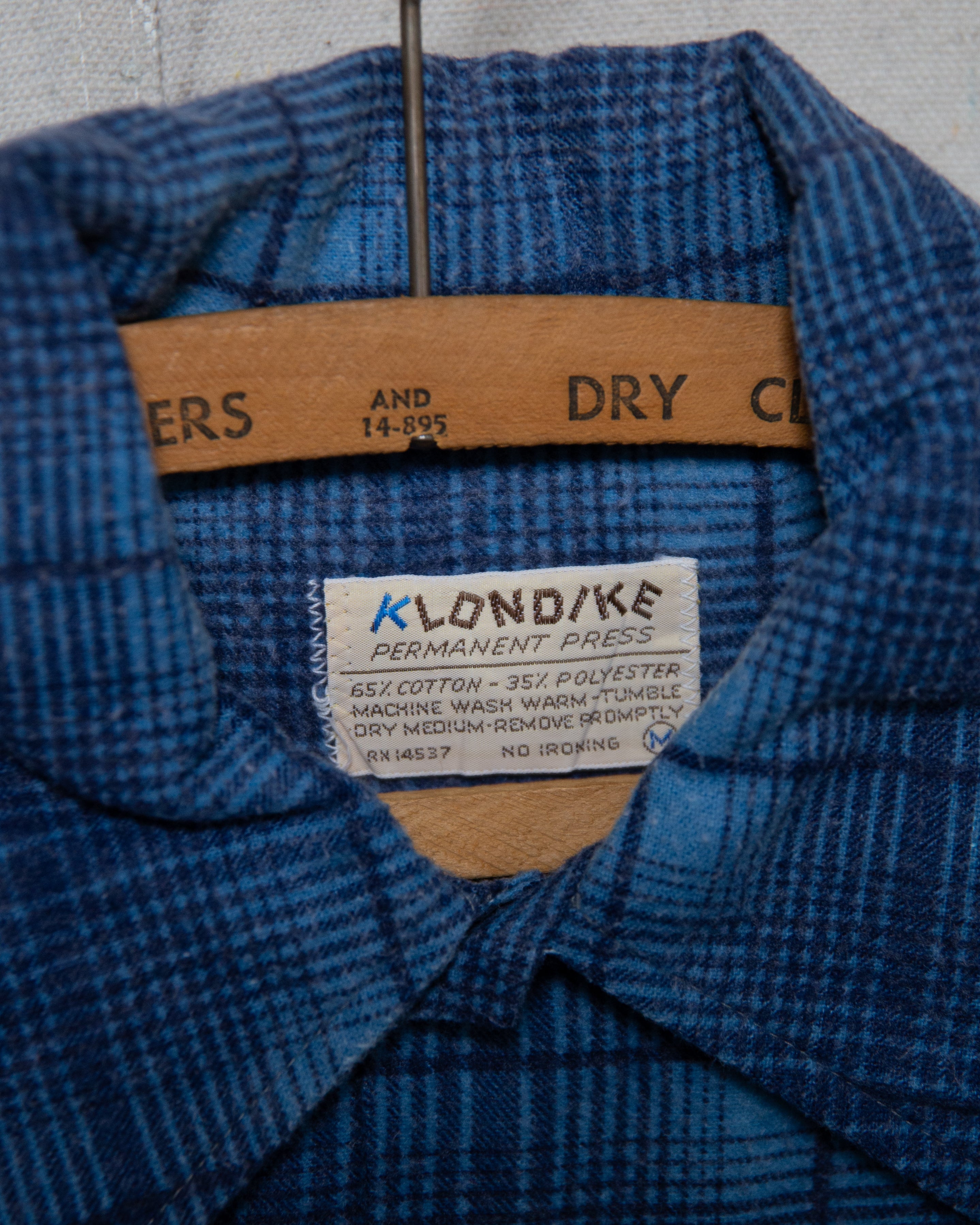 1980S Print Flannel Shirt - M