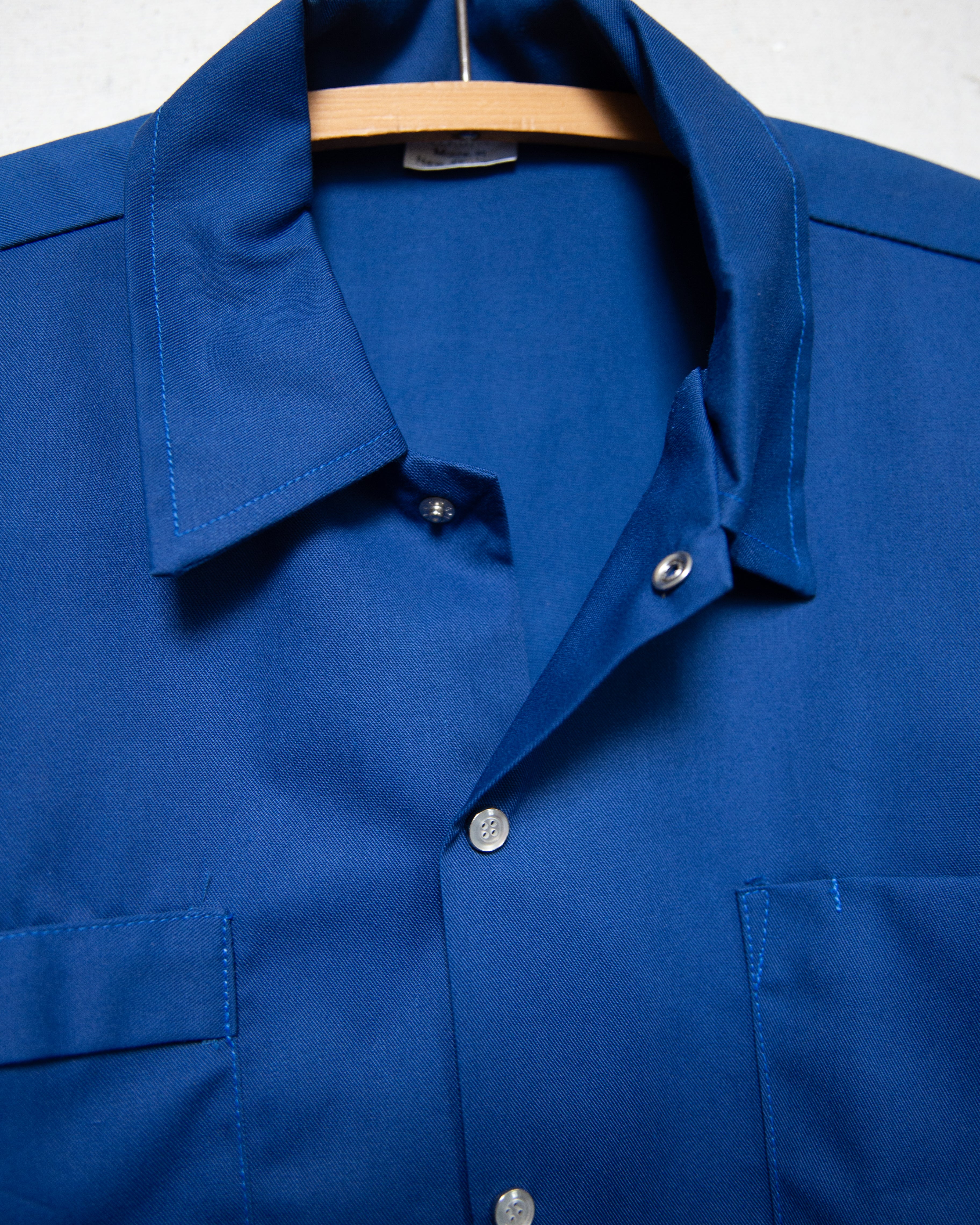 NZ Made Snap Button Work Shirt - M