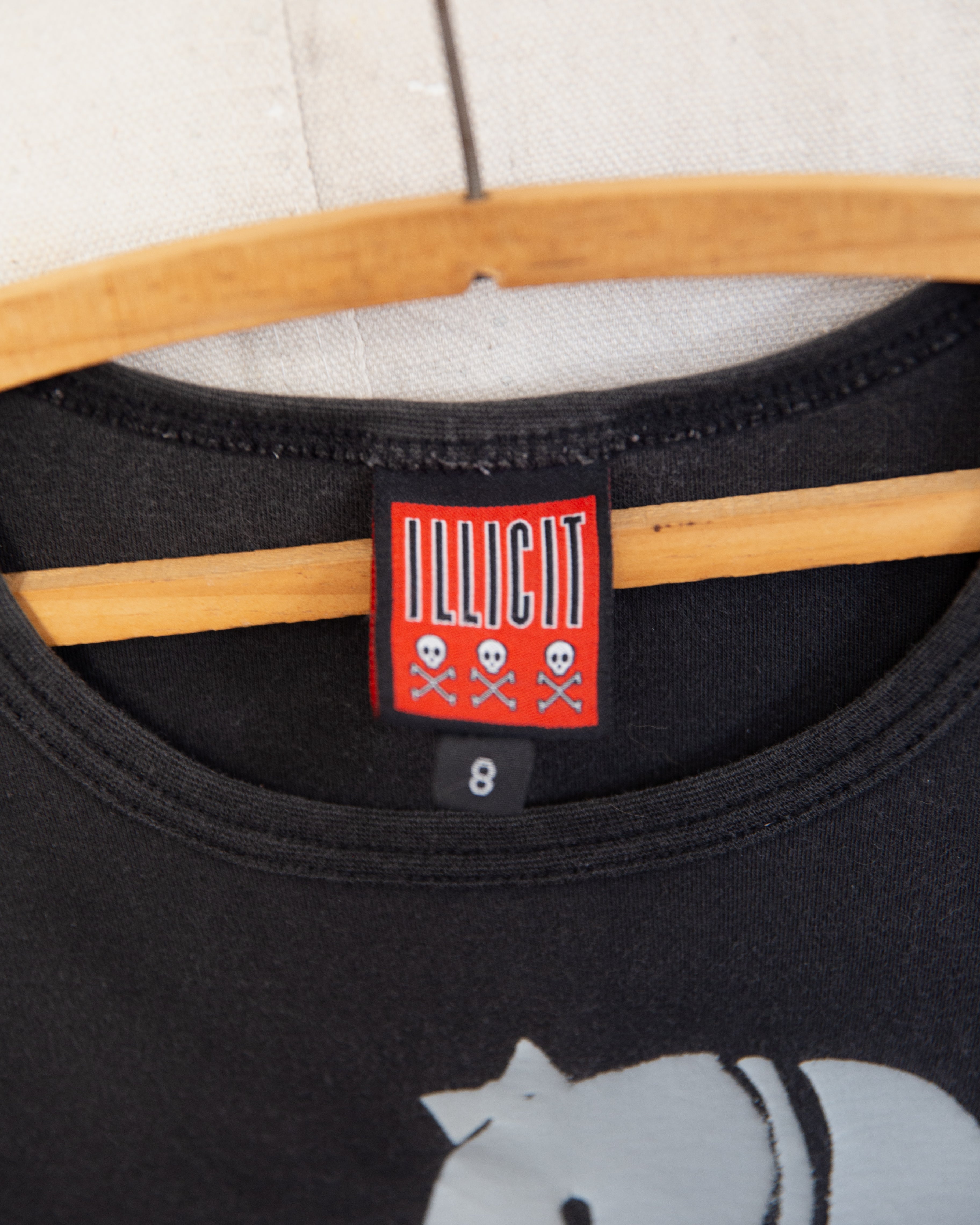 2000S Illicit Misery Baby Tee - 6-8