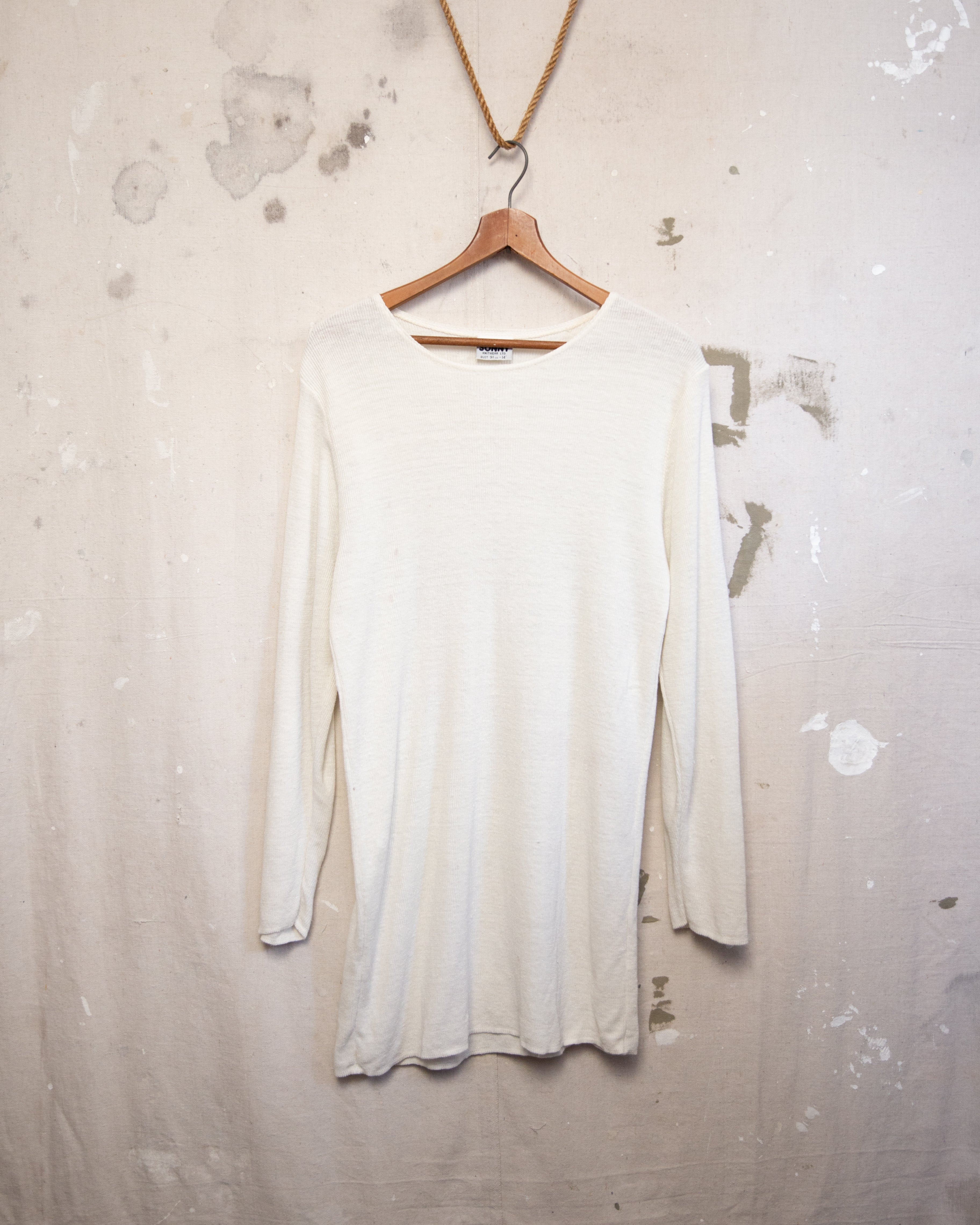 NZ Made Distressed Knit Long Sleeve - M/L