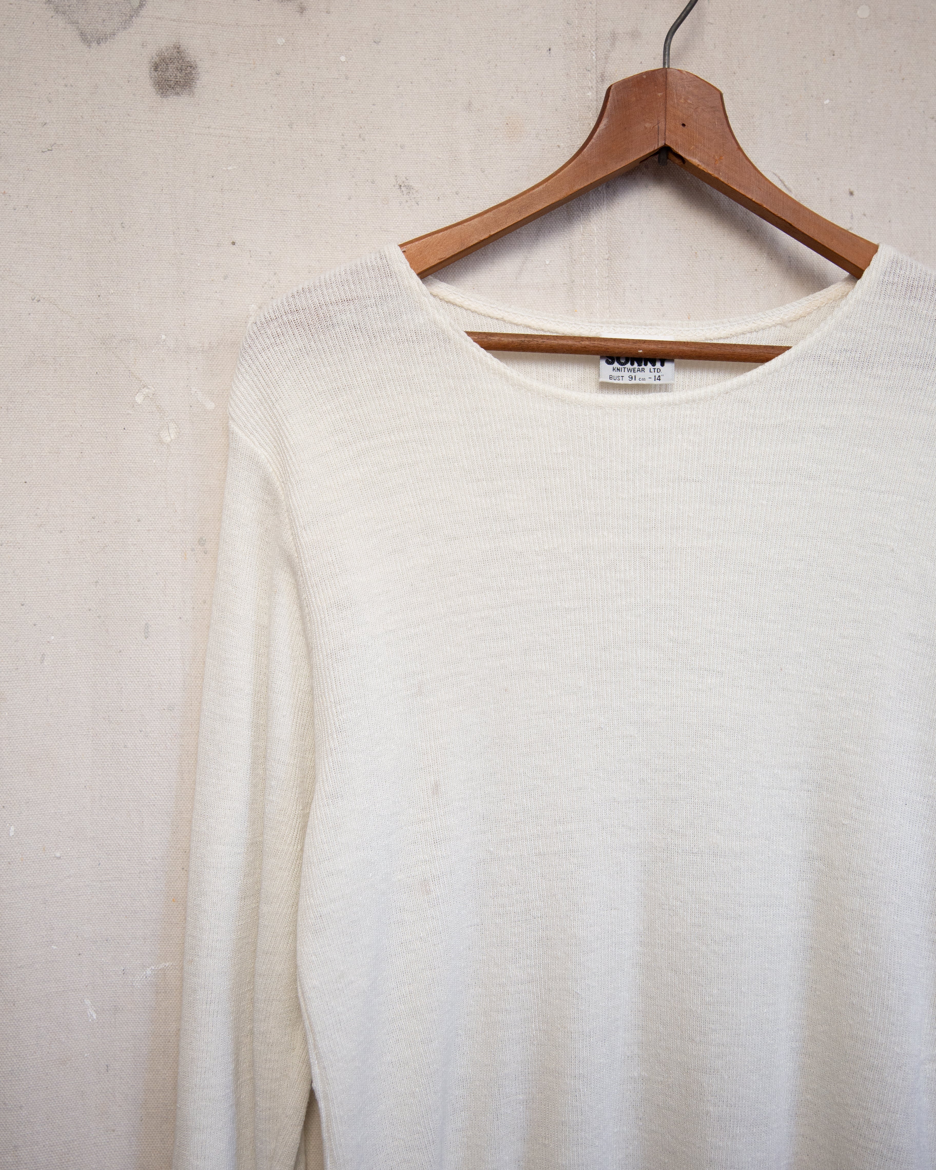 NZ Made Distressed Knit Long Sleeve - M/L