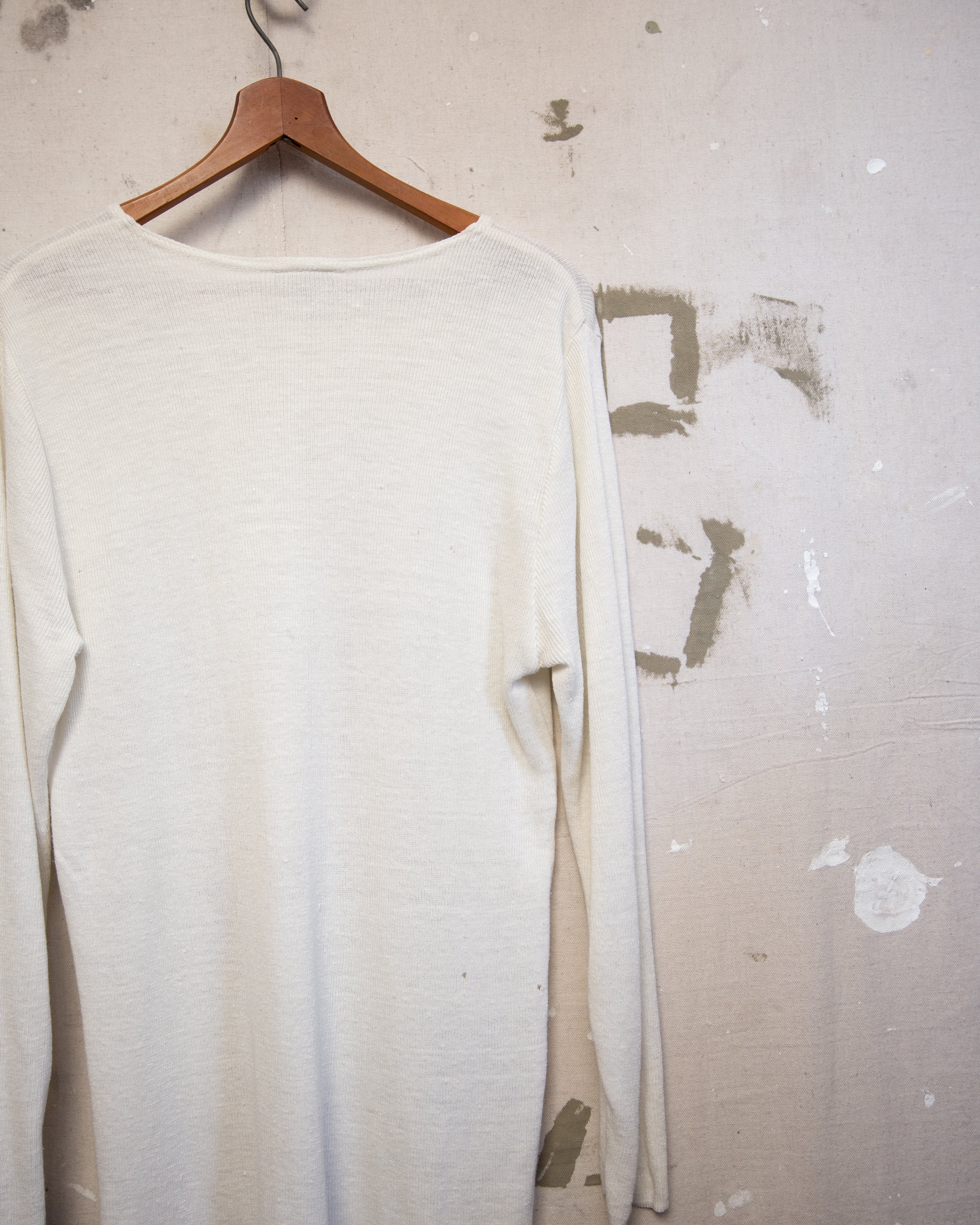 NZ Made Distressed Knit Long Sleeve - M/L
