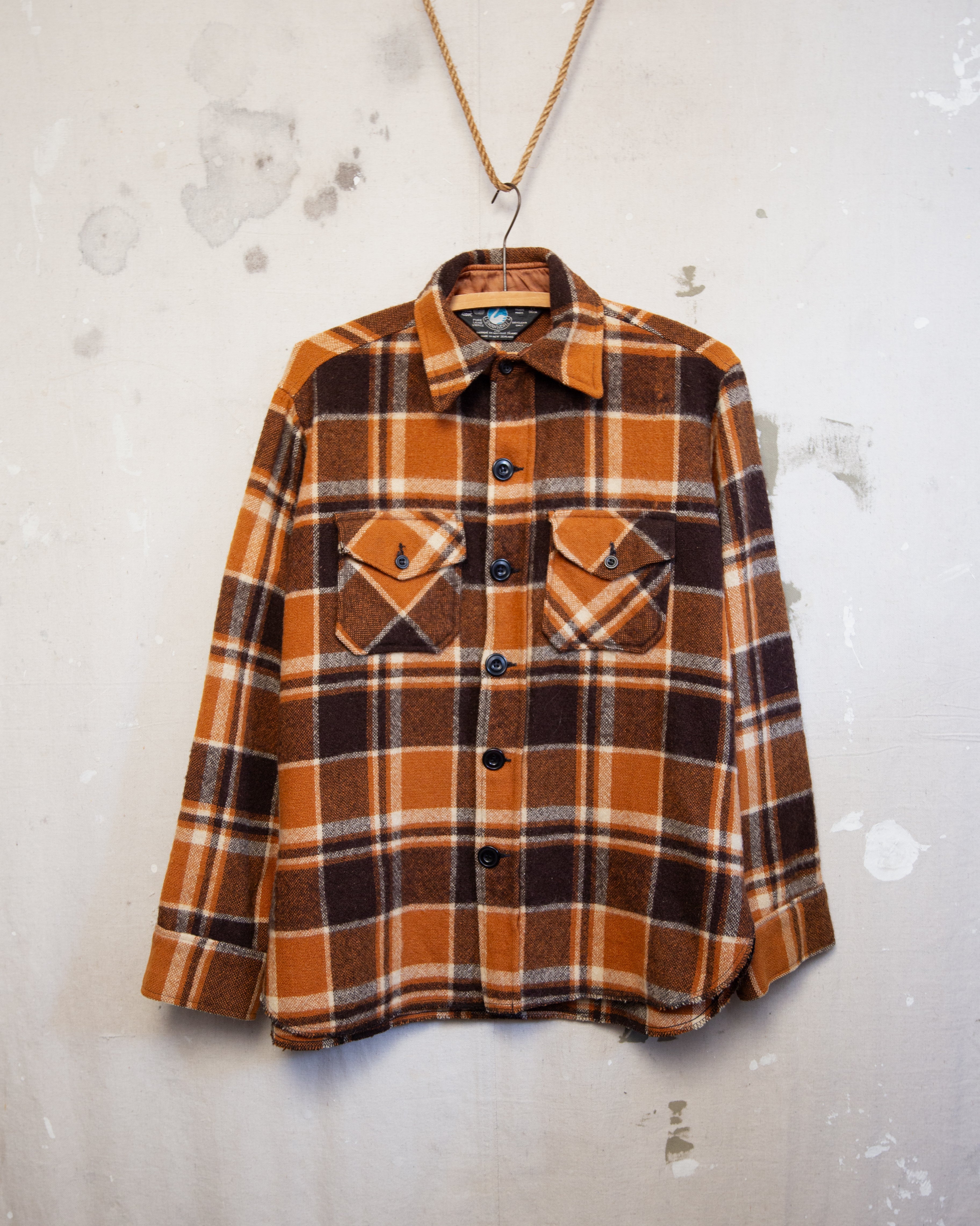 1980S Swanndri Wool Shirt - M