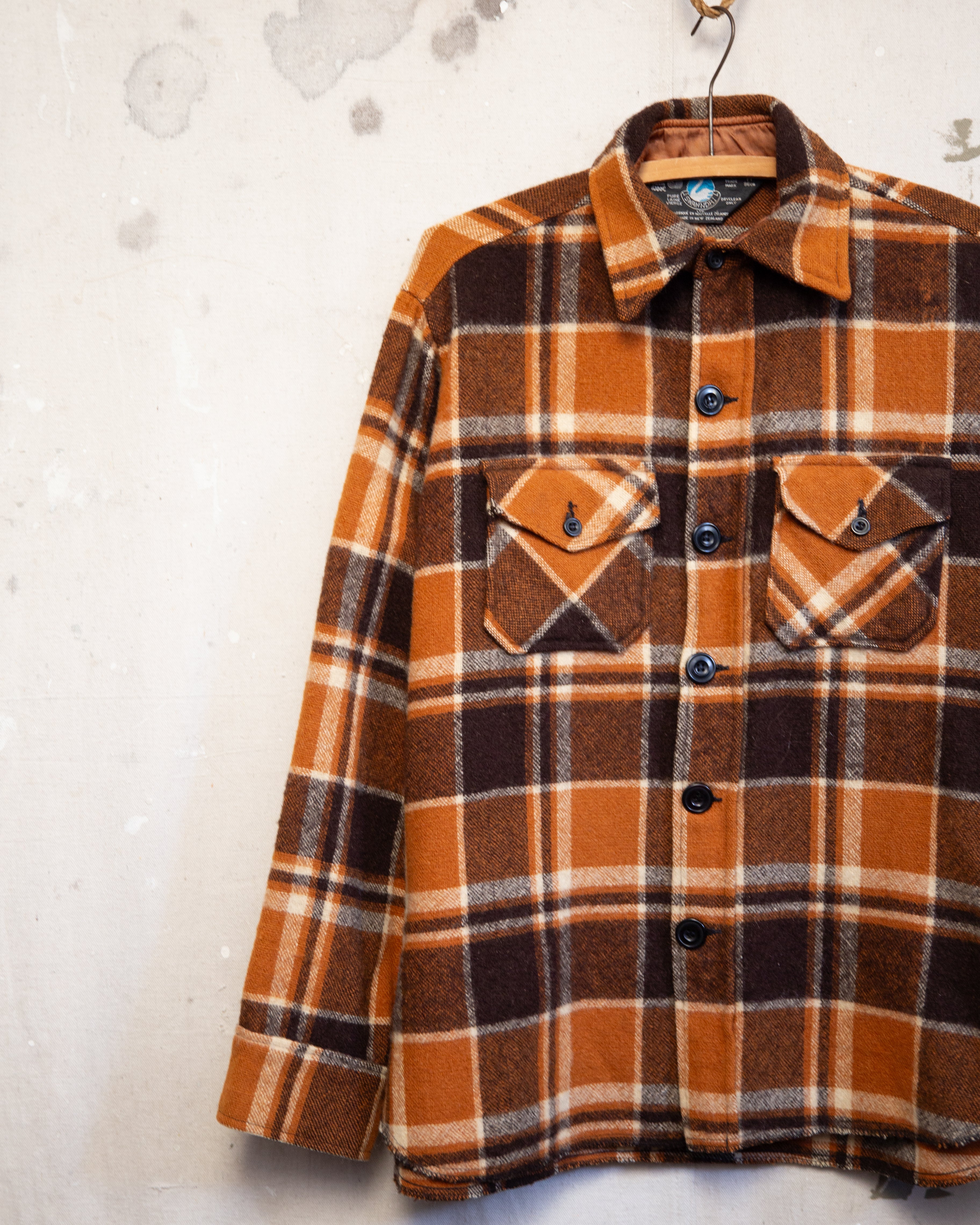 1980S Swanndri Wool Shirt - M
