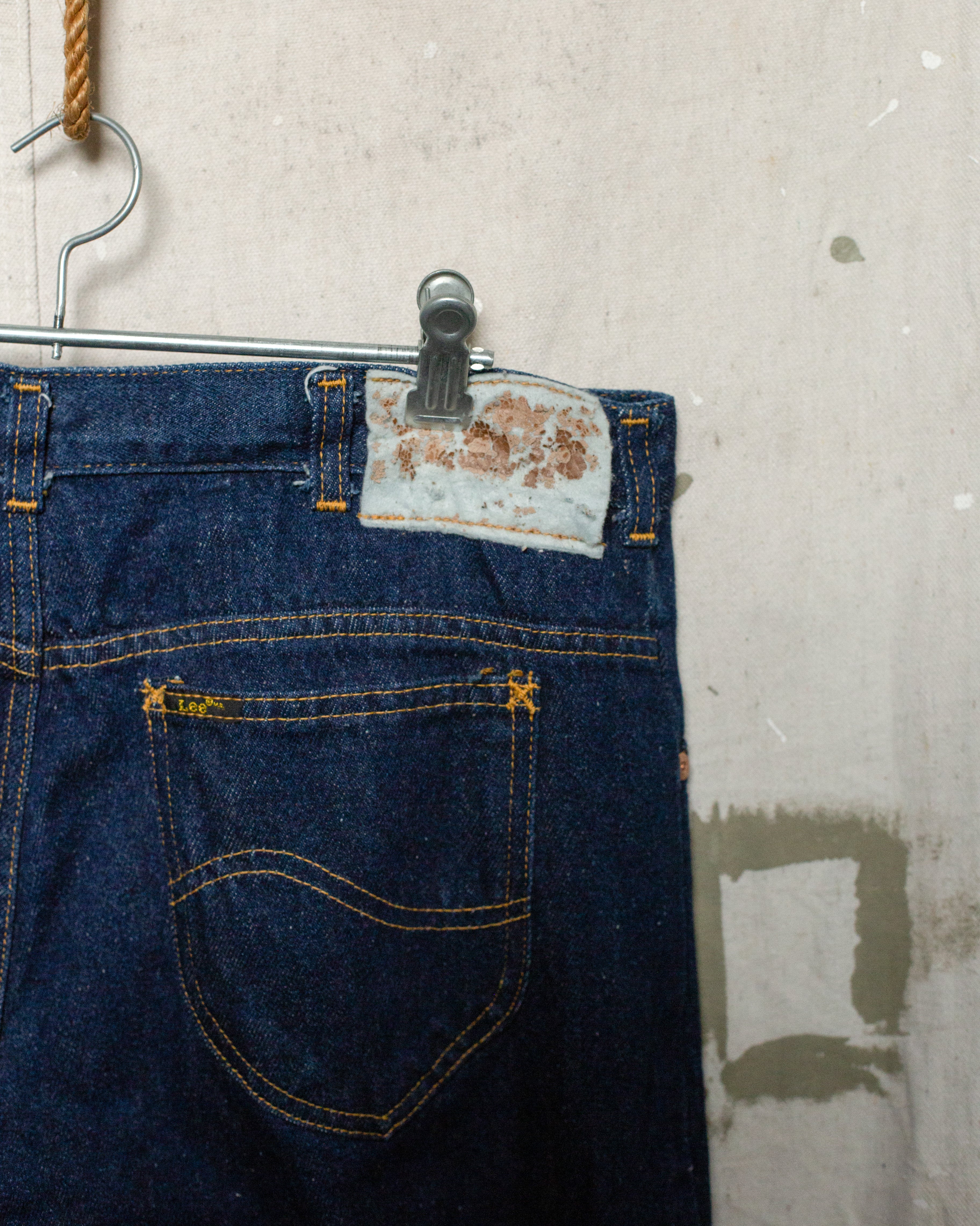 1980S Deadstock NZ Made Lee Rider Straight Leg Jeans - 36"