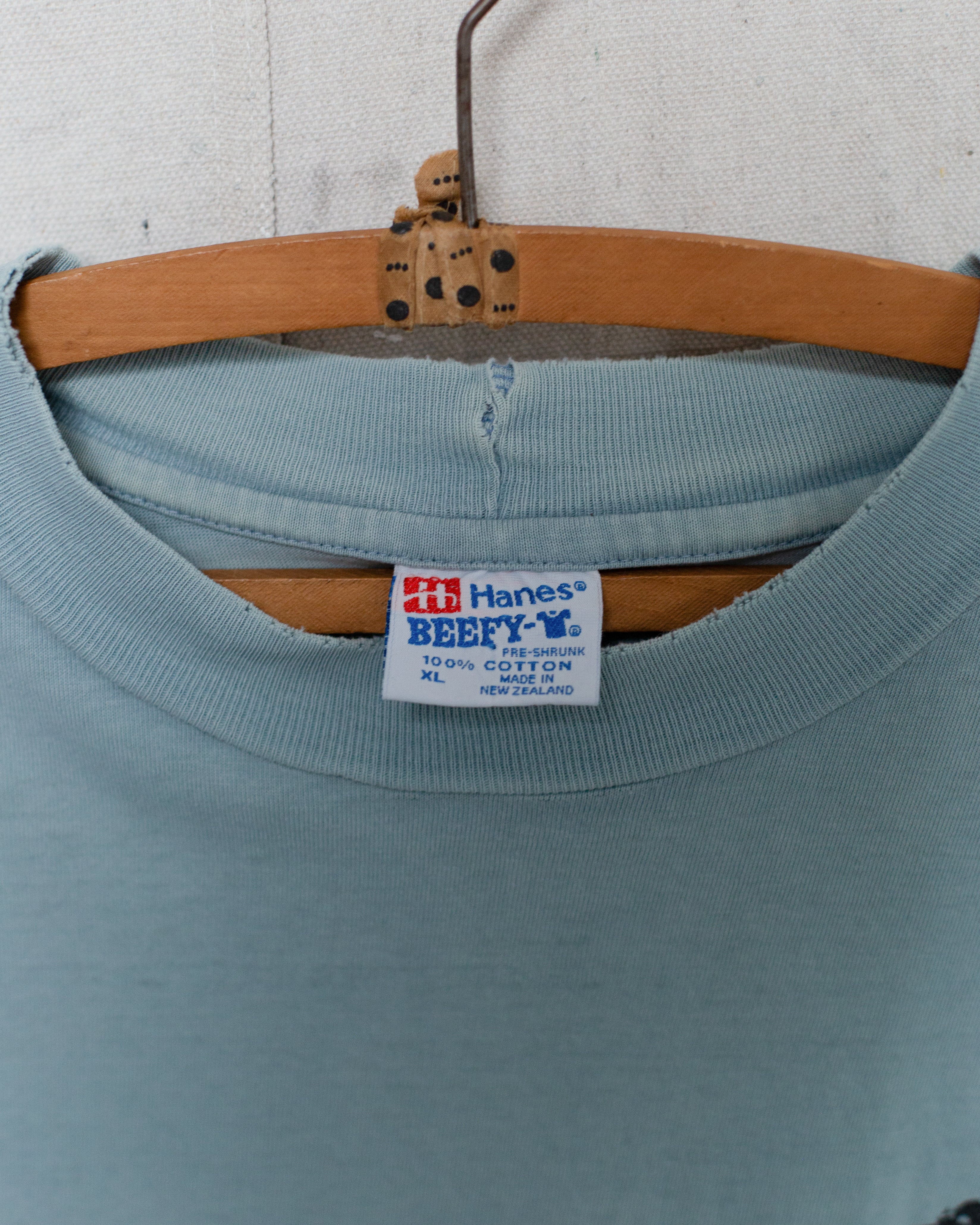 1990S Thrashed Single Stitch NZ made Tee - XL