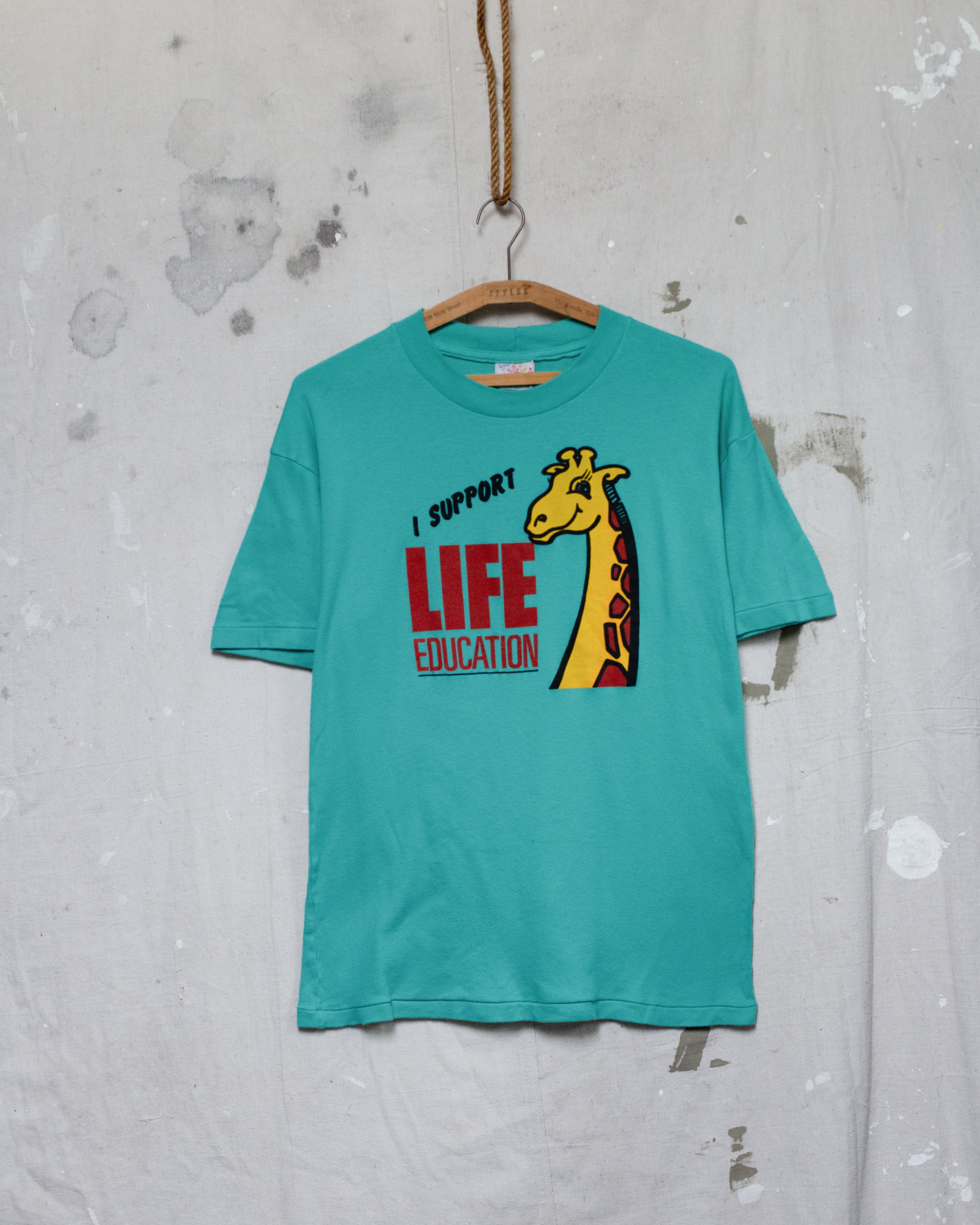 1990S Single Stitch Harold The Giraffe Tee - XL