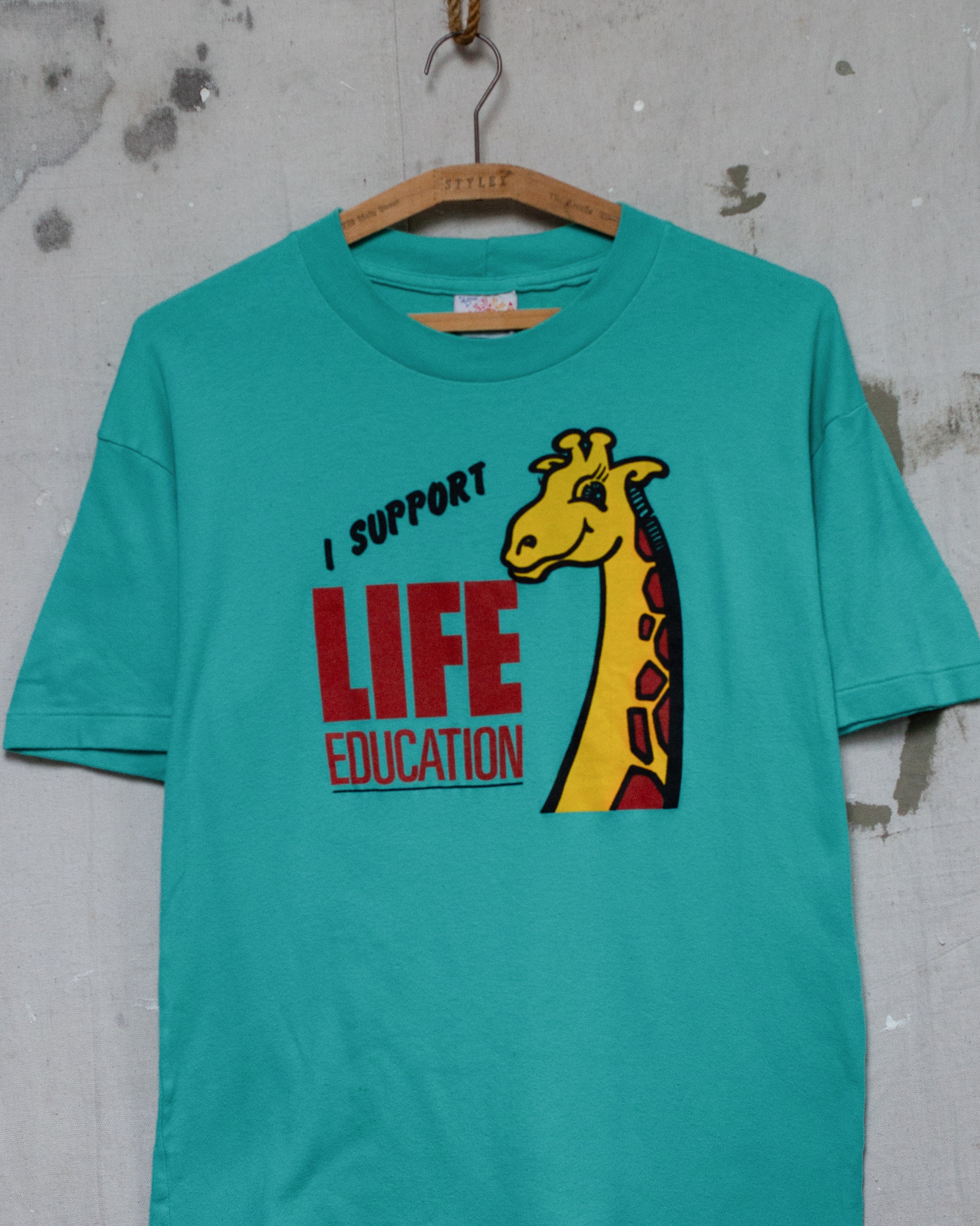 1990S Single Stitch Harold The Giraffe Tee - XL