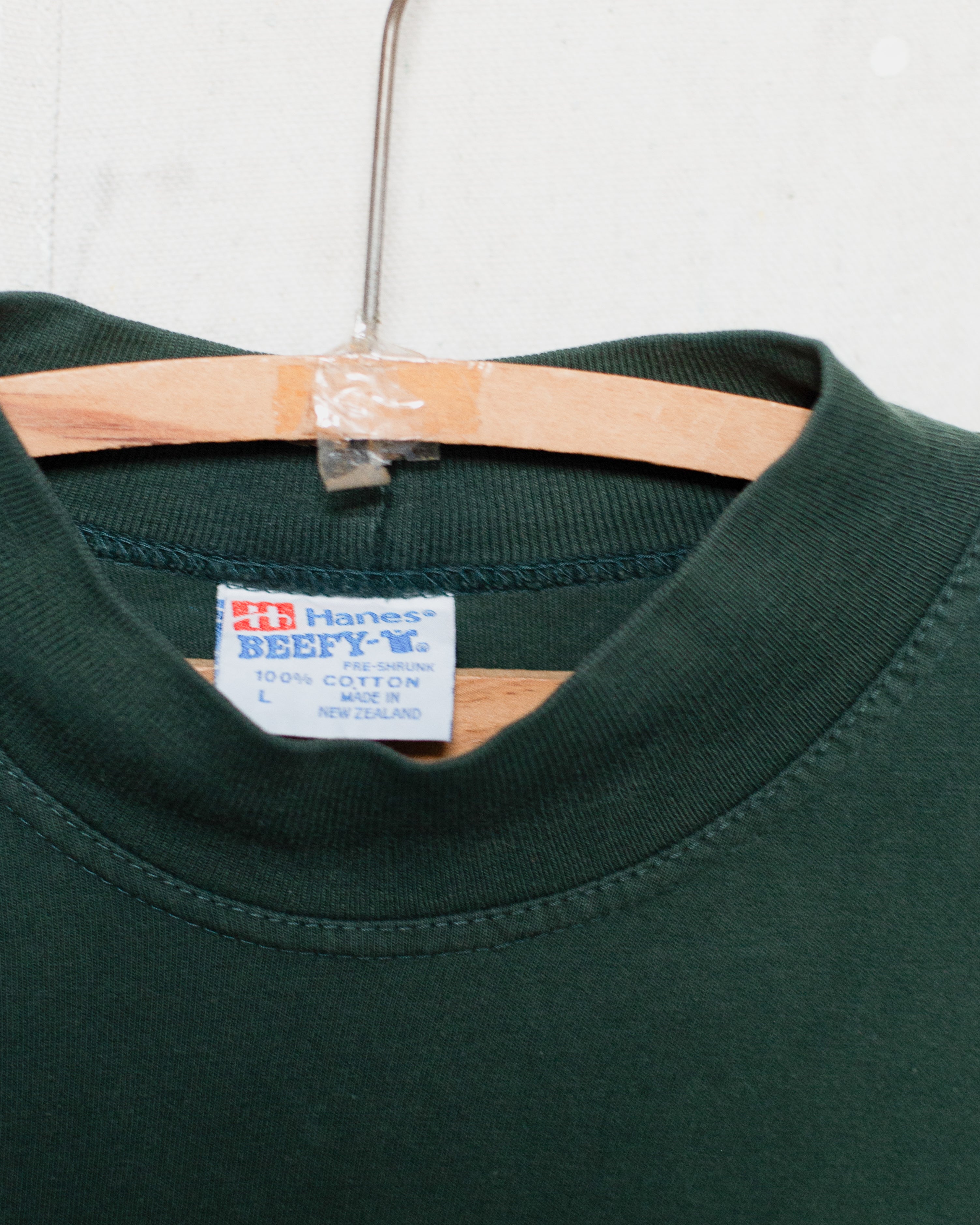 1990S Faded NZ Made Hanes Long Sleeve Tee - L
