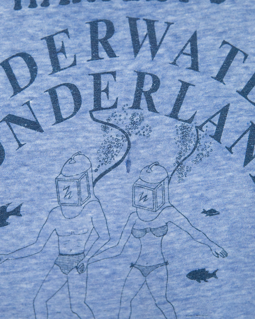 1980S Well Worn Underwater Wonderland Ringer - M