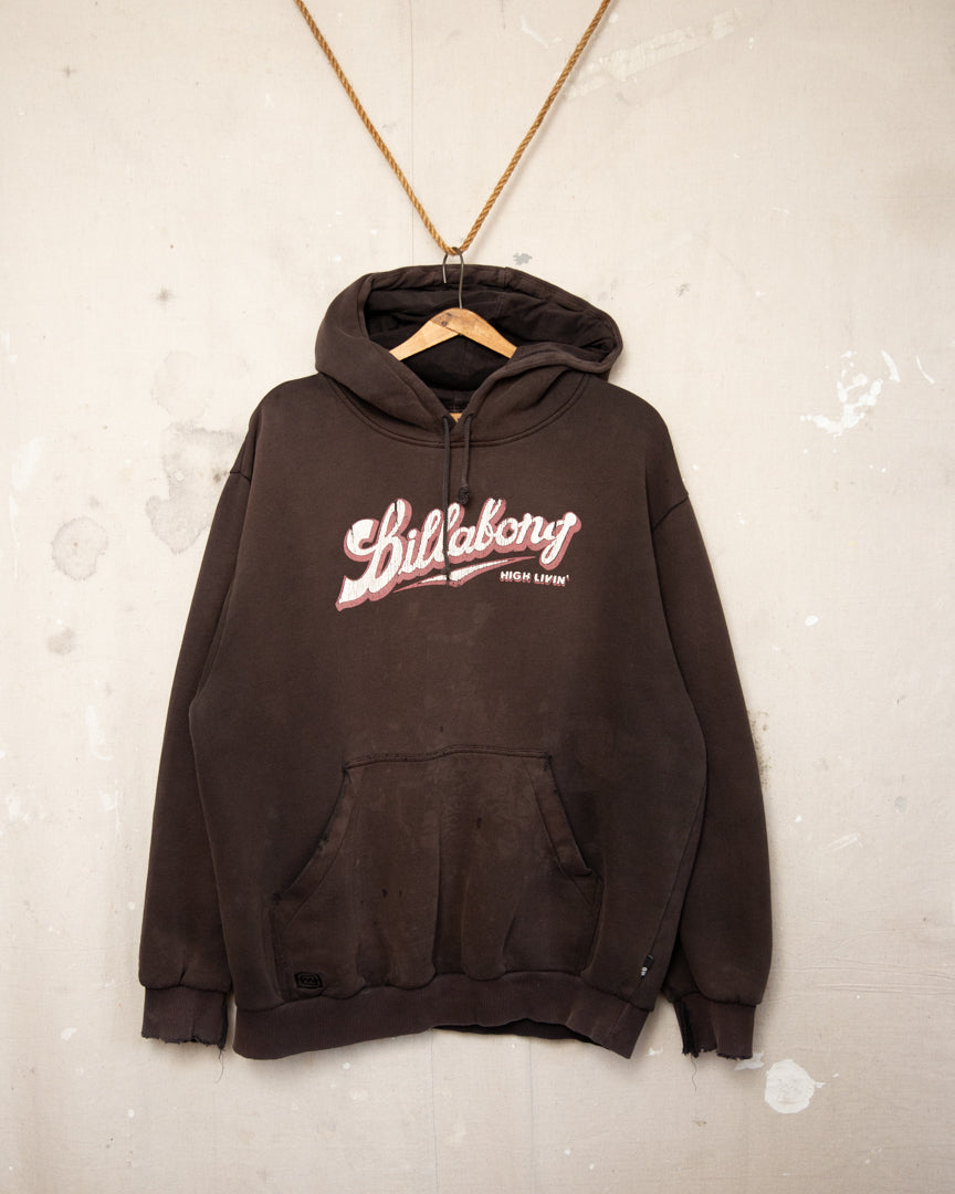 2000S Thrashed Billabong Hoodie - L