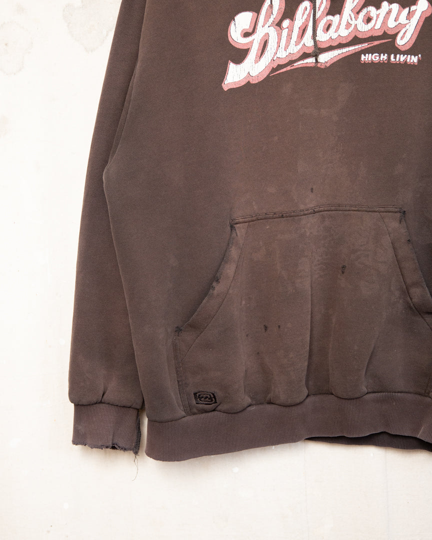 2000S Thrashed Billabong Hoodie - L