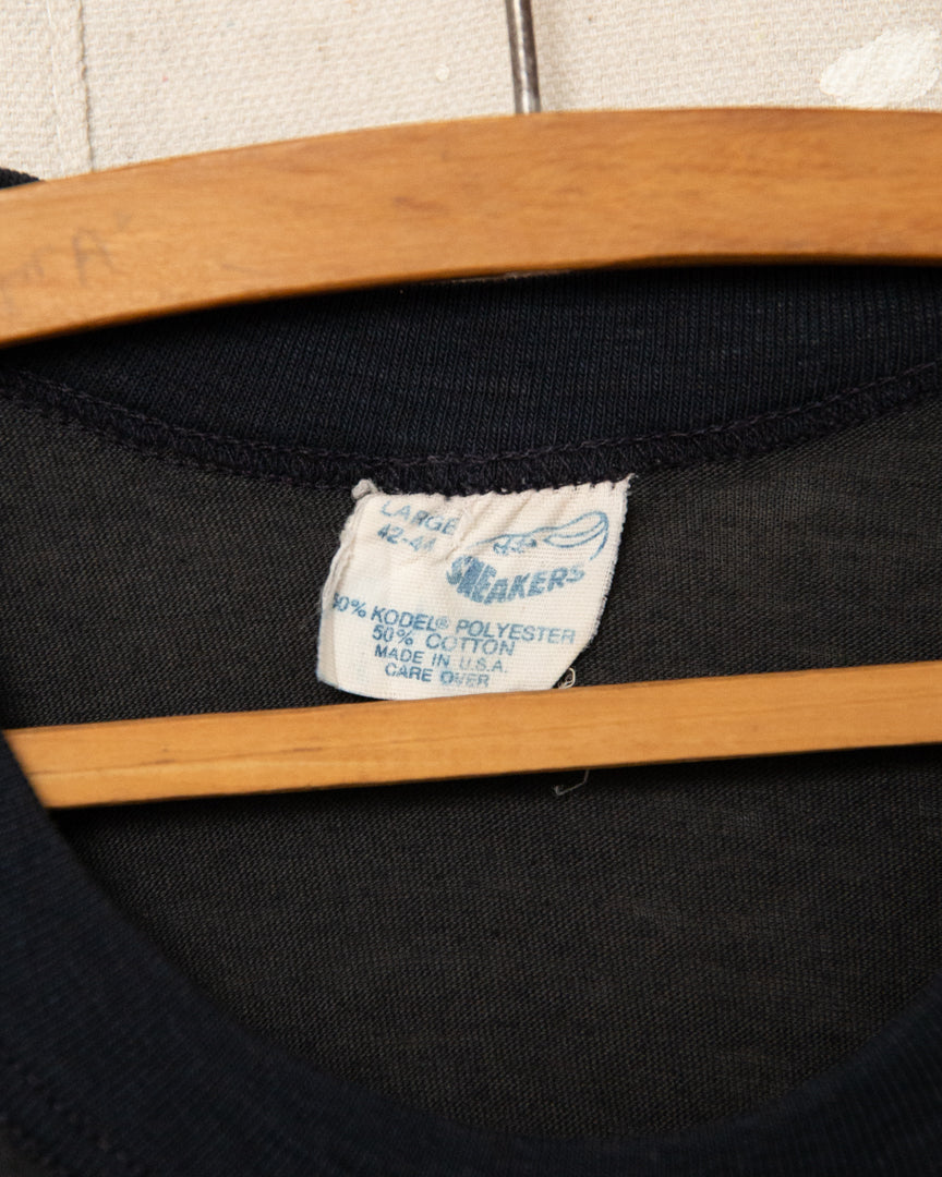 1980S Steel Peppermint Schnapps Tee - M