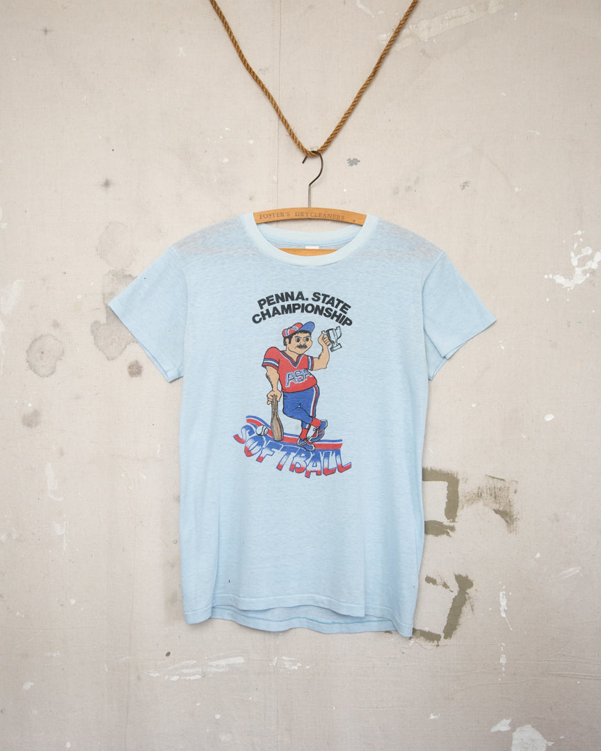 1970S ASA Softball Tee - M