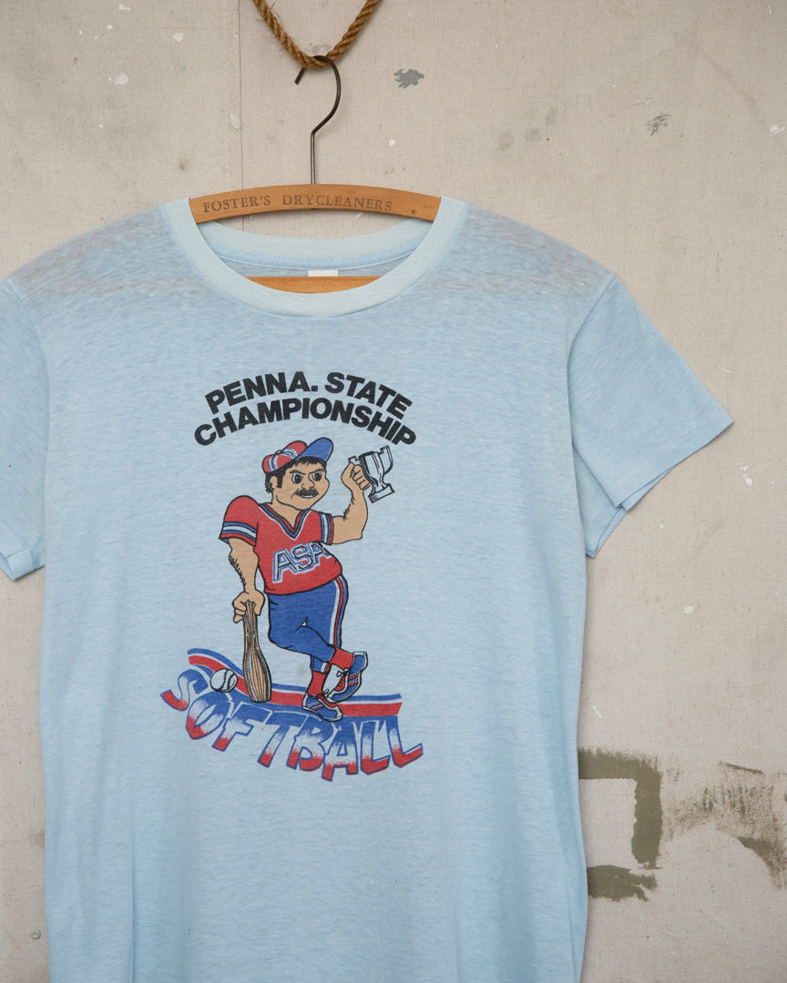 1970S ASA Softball Tee - M
