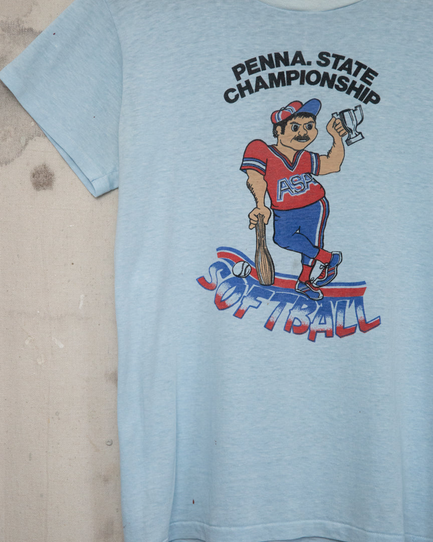 1970S ASA Softball Tee - M