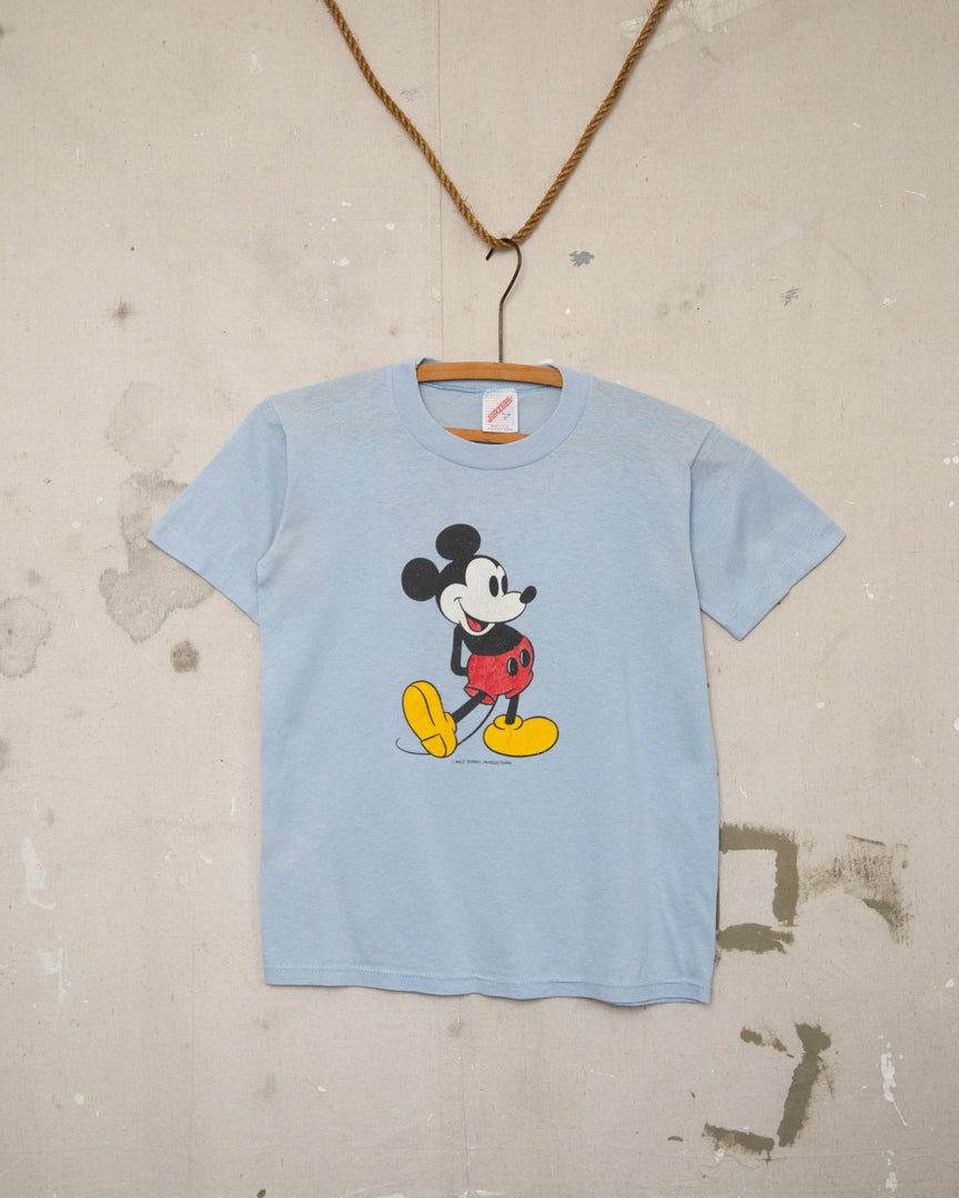 1980S Mickey Mouse Baby Tee - S