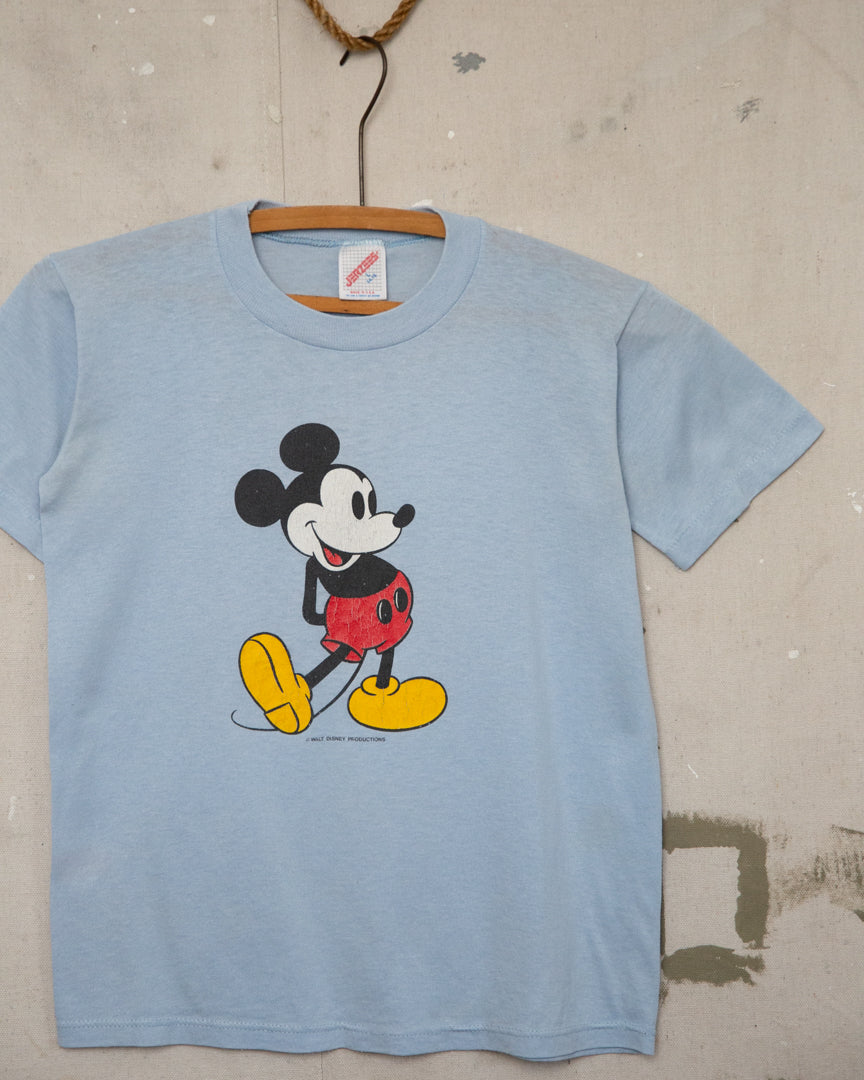 1980S Mickey Mouse Baby Tee - S