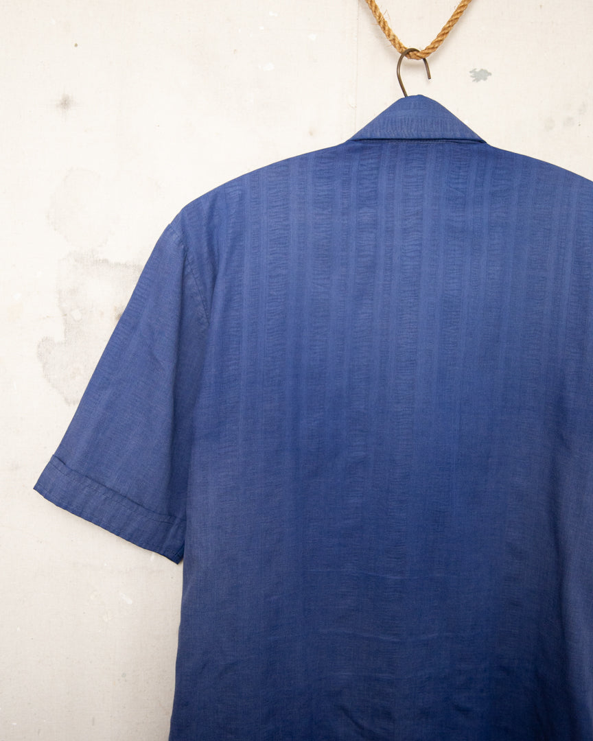 1970S Well worn Striped Shirt - L