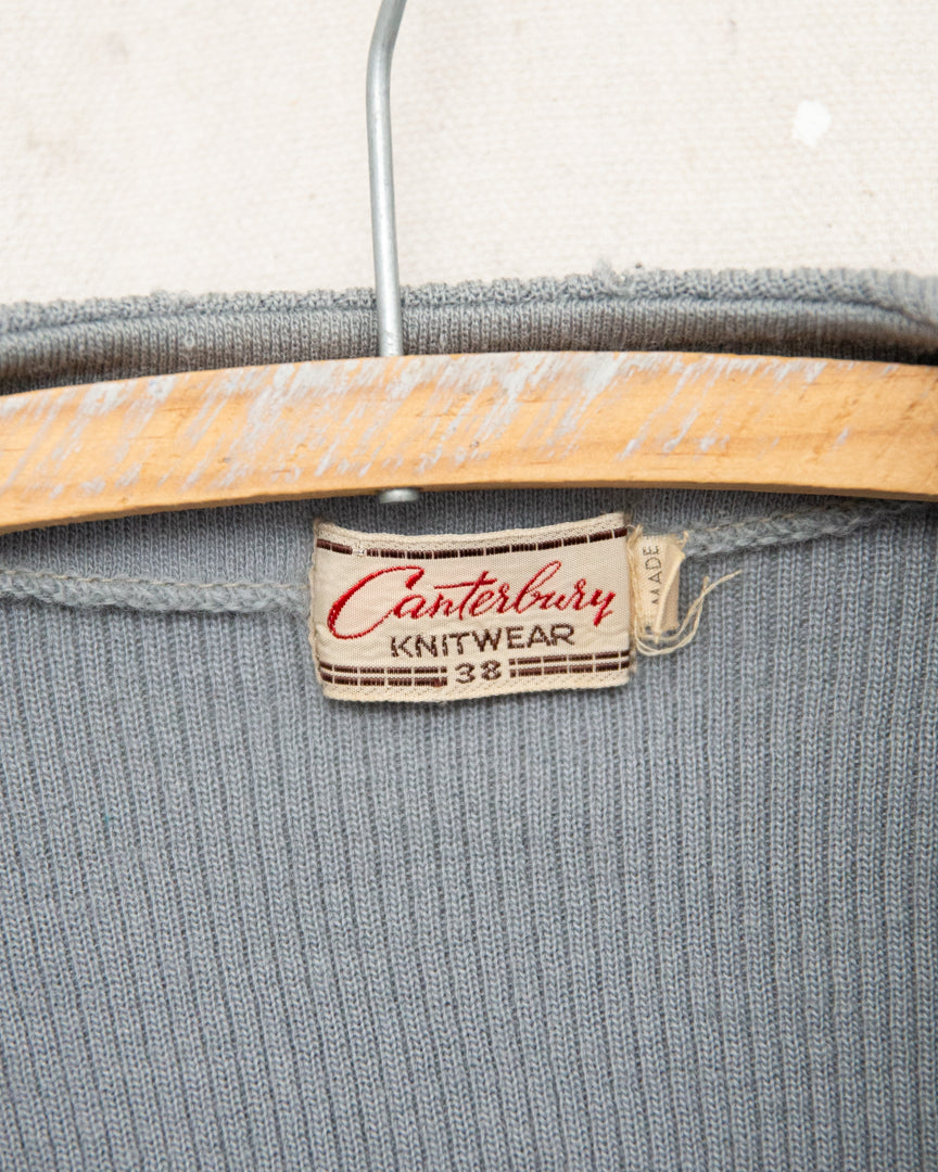 1960S Well Worn Canterbury Wool Vest - S