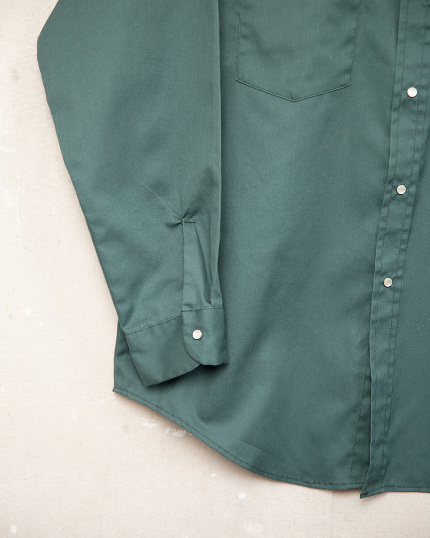 1980S Big Bill Pearl Snap Work Shirt - L