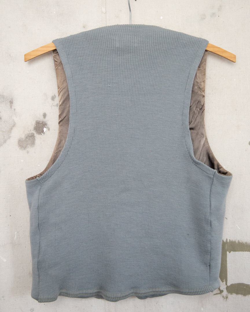 1960S Well Worn Canterbury Wool Vest - S