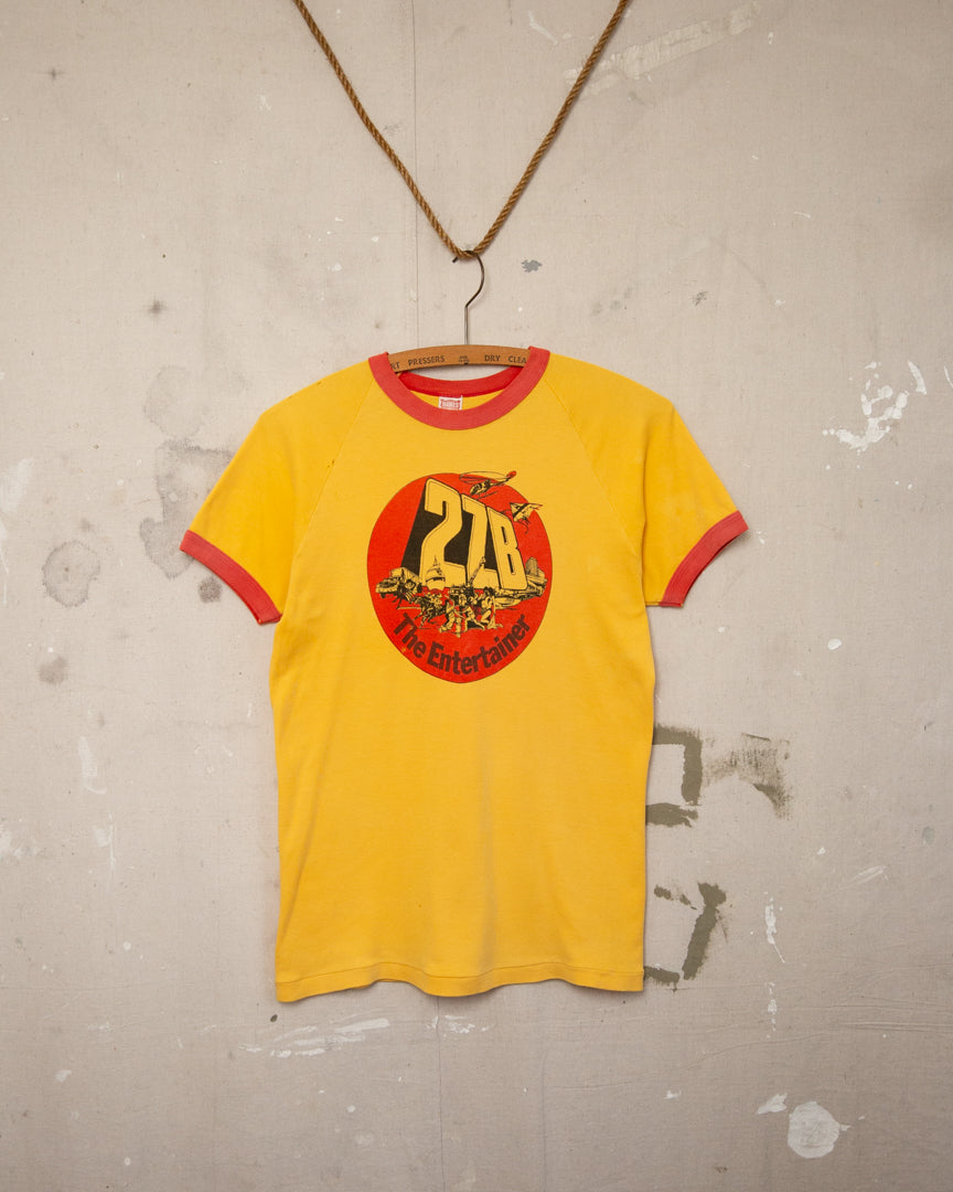 1970S Radio 2ZB Ringer Tee - M