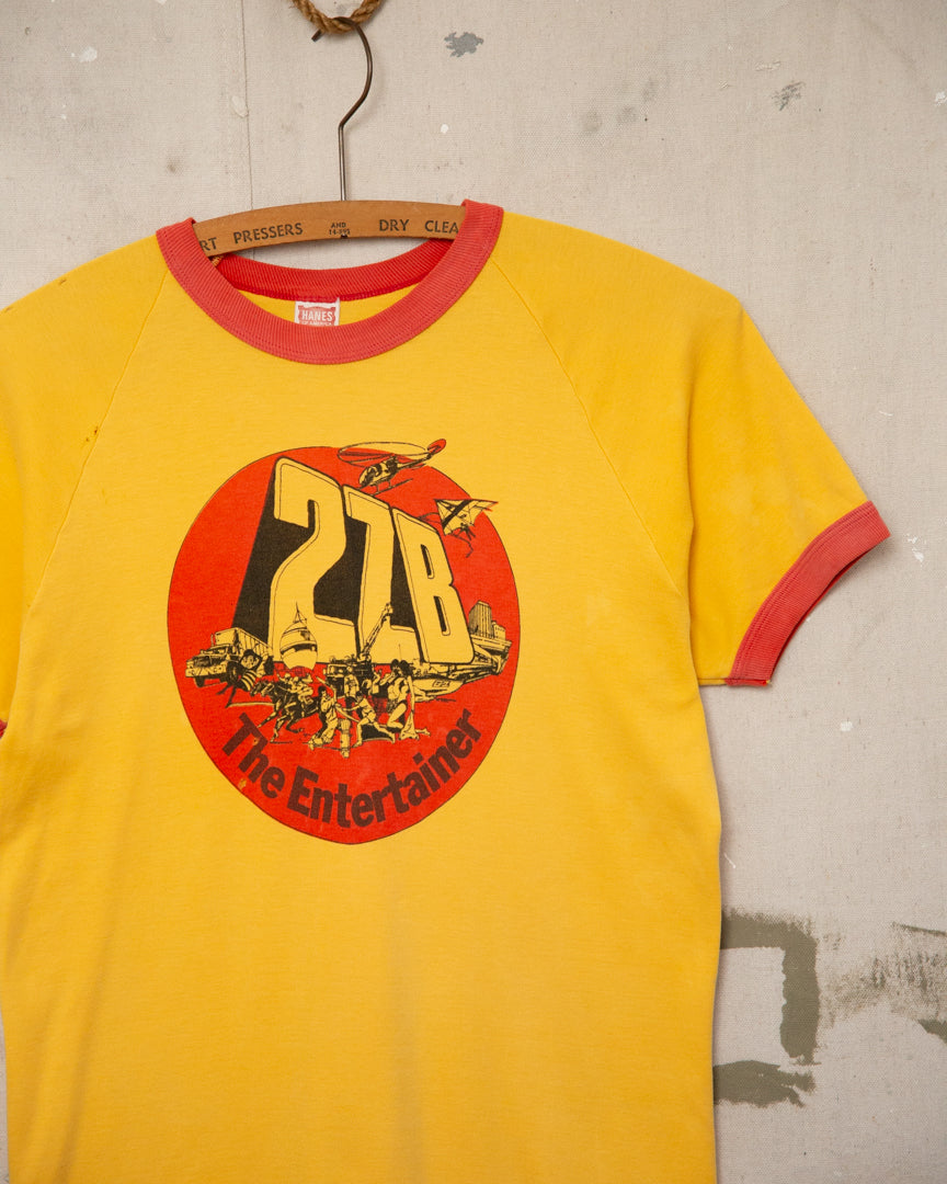 1970S Radio 2ZB Ringer Tee - M