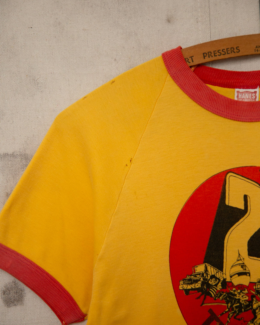 1970S Radio 2ZB Ringer Tee - M