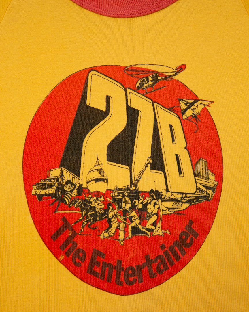 1970S Radio 2ZB Ringer Tee - M