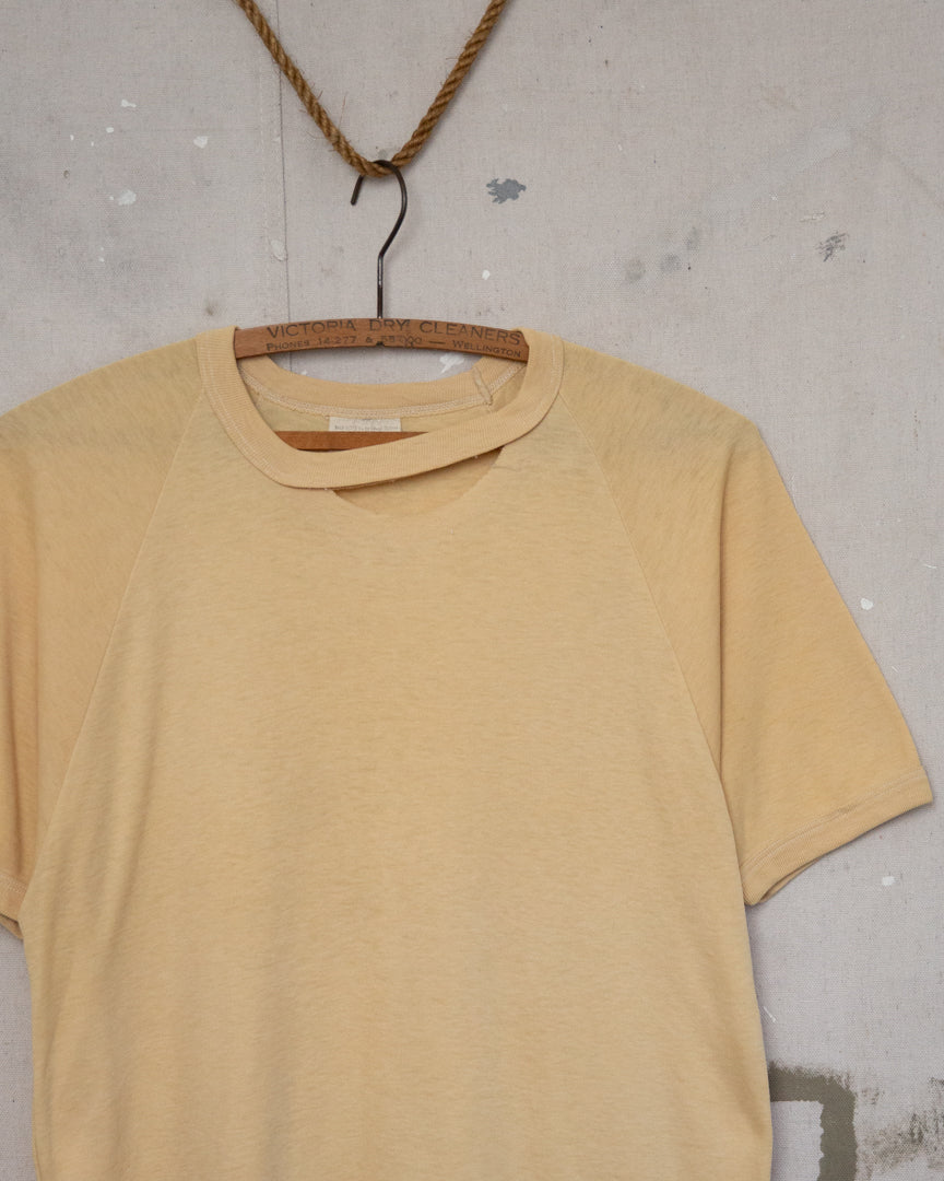 1980S Well Worn Raglan Tee - M