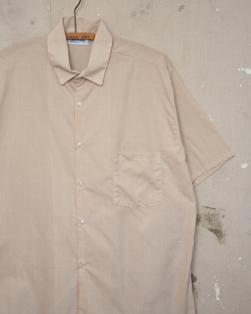 1980S Clearwater Striped Shirt - L