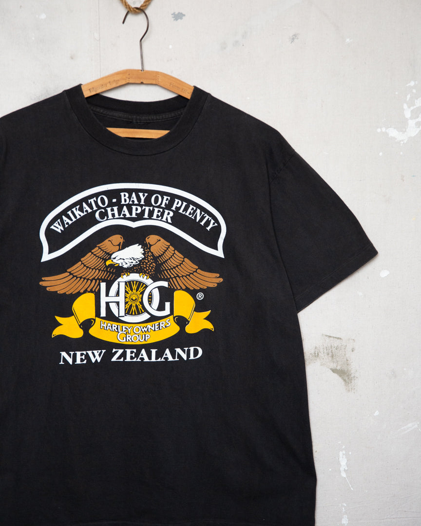 1990S Waikato Harley Davidson Tee - L