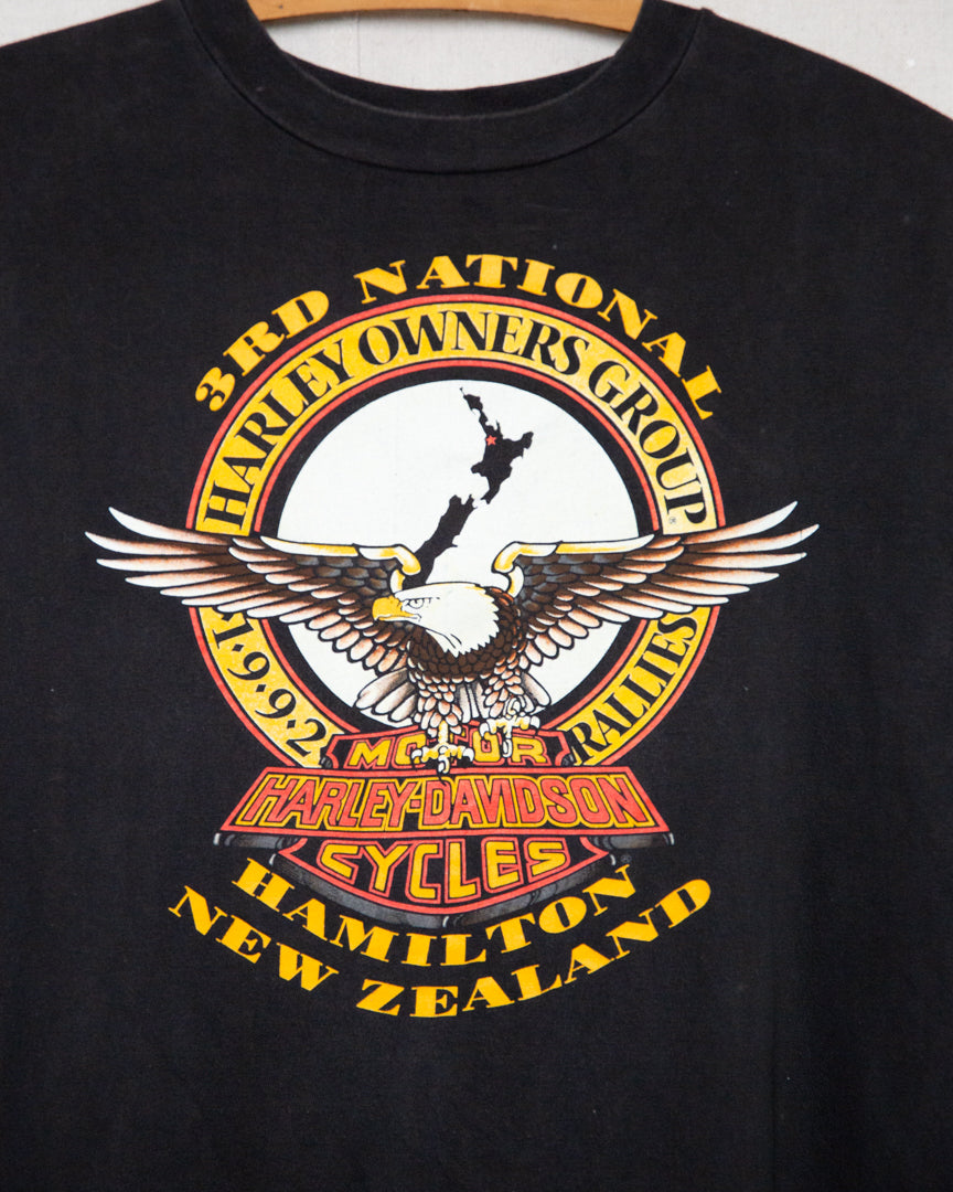 1992 Hamilton Harley Davidson Tee - L