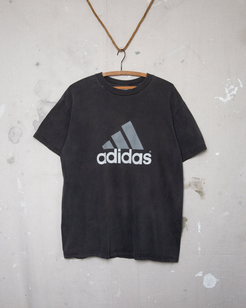 1990S Well Faded Adidas Tee - L