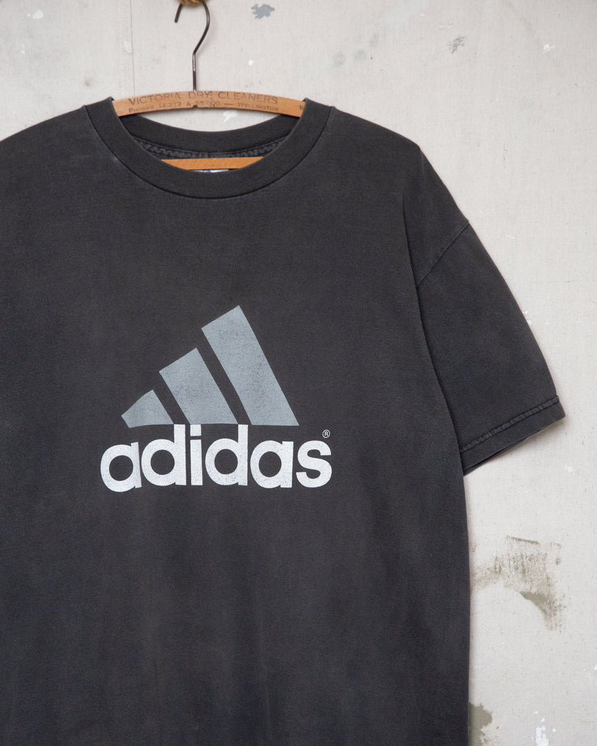 1990S Well Faded Adidas Tee - L