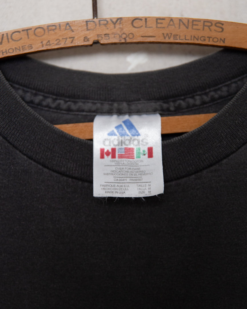 1990S Well Faded Adidas Tee - L