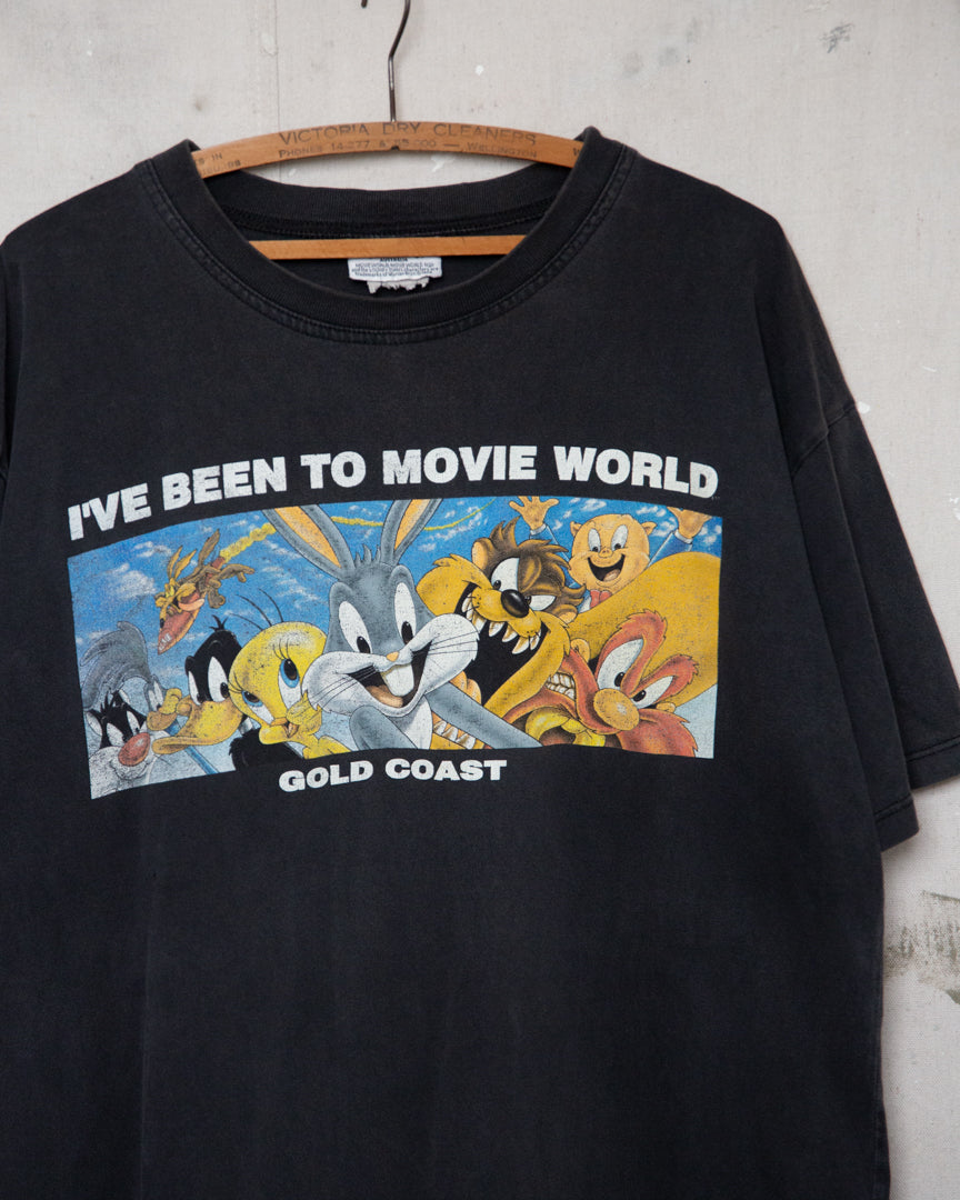 1998 Well Worn Movie World Tee - L