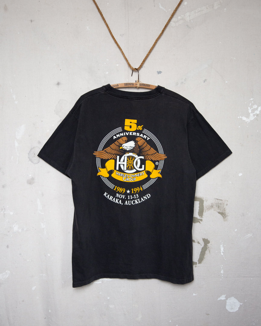 1994 Auckland Harley Davidson Tee - L