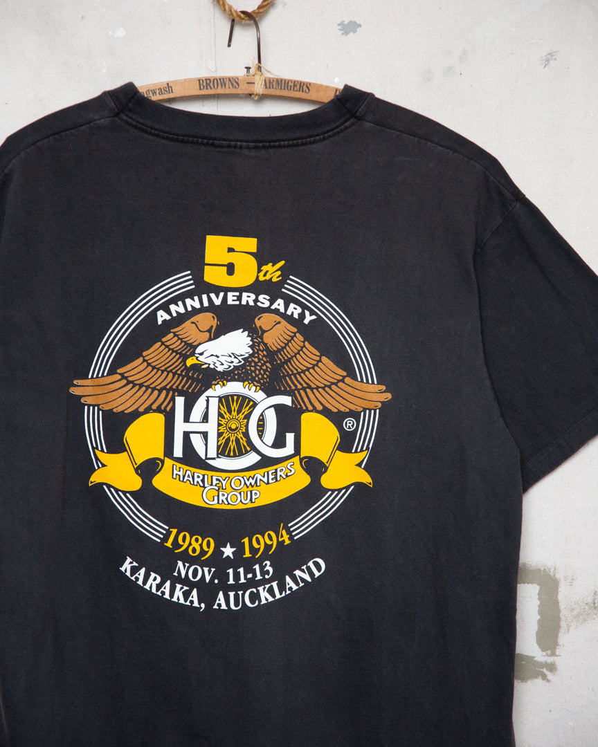 1994 Auckland Harley Davidson Tee - L
