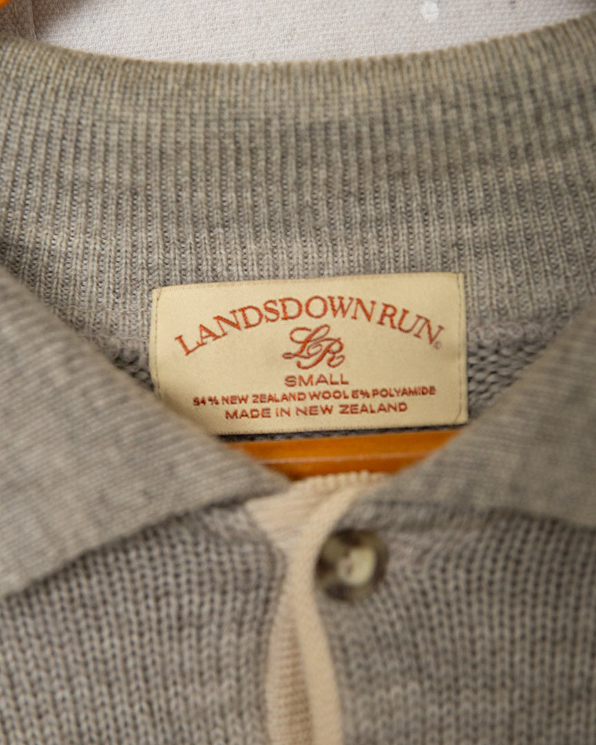 Well Worn Wool 1/4 Button Knit - M
