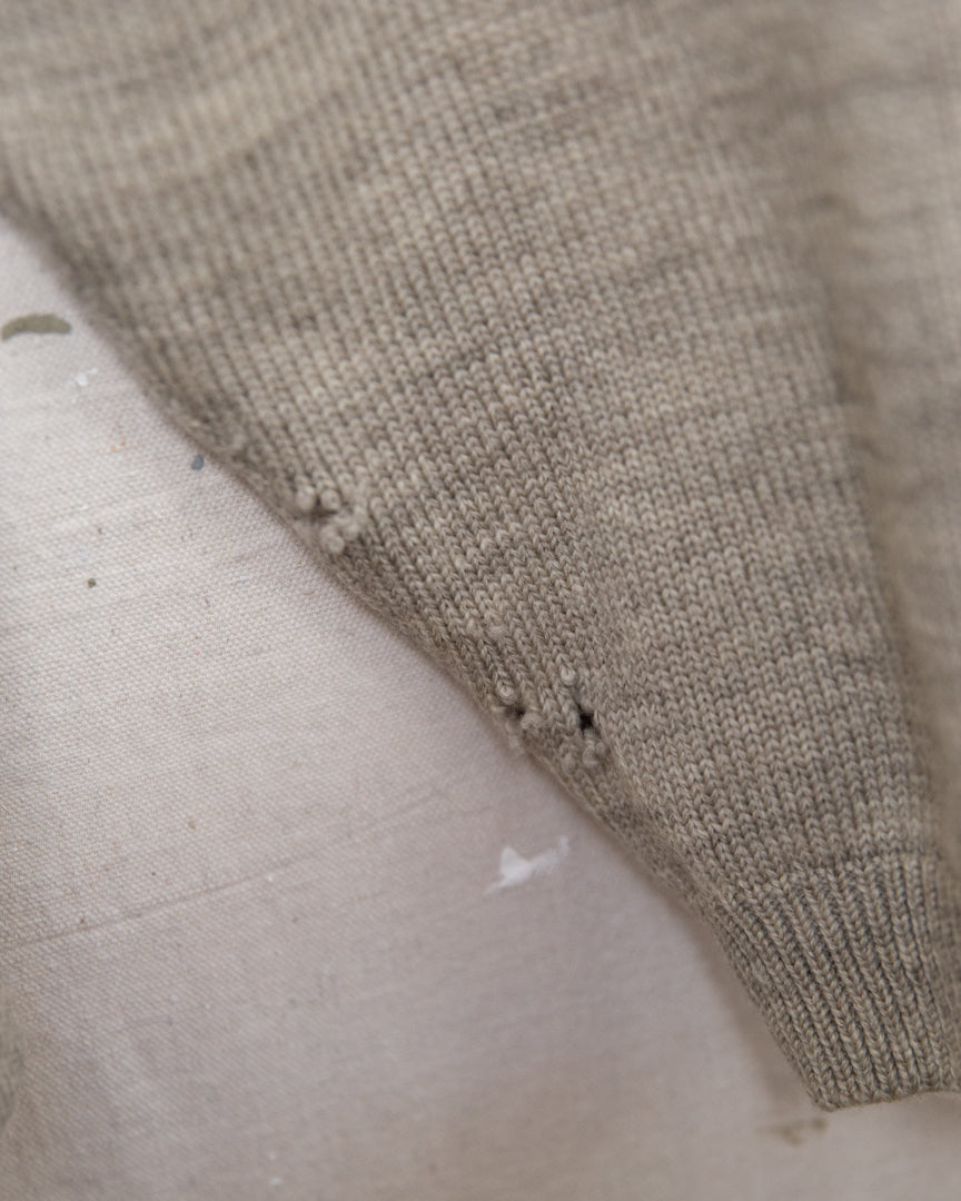 Well Worn Wool 1/4 Button Knit - M