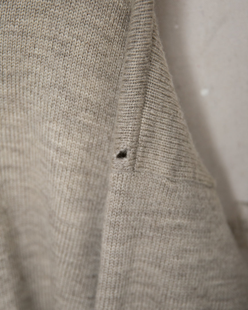 Well Worn Wool 1/4 Button Knit - M