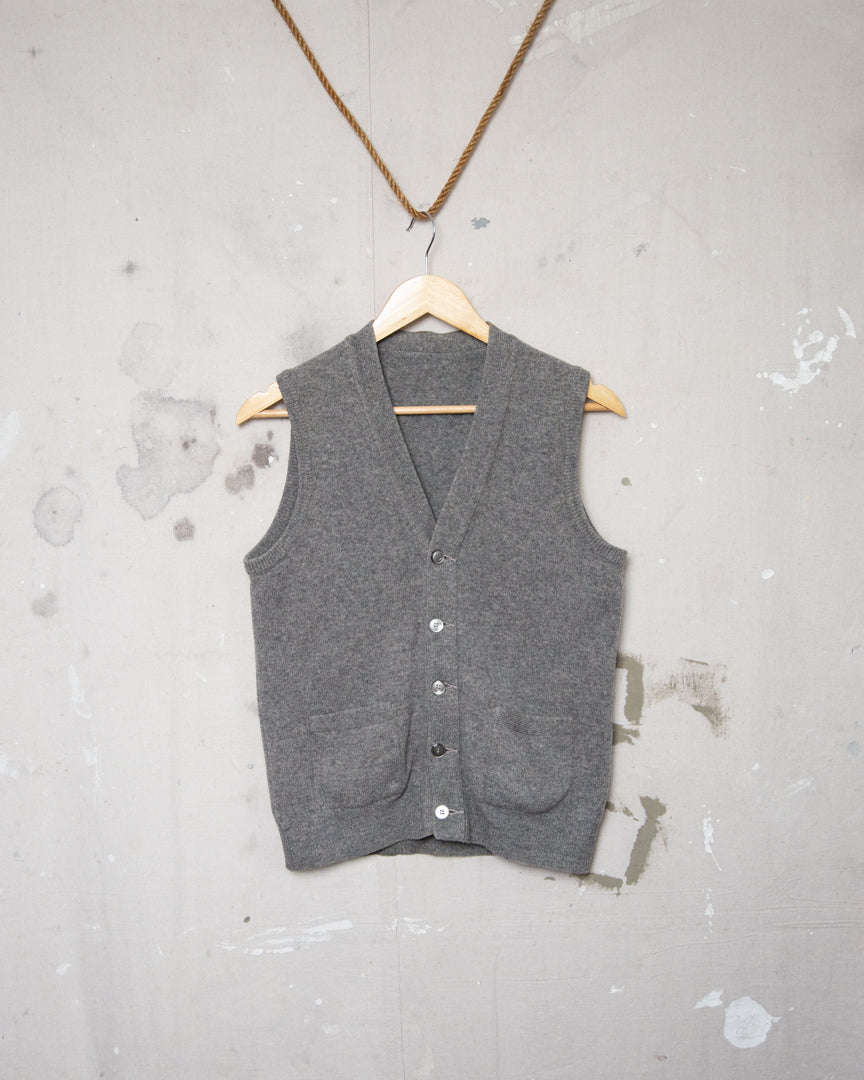 1980S Well Worn Knit Vest - SM