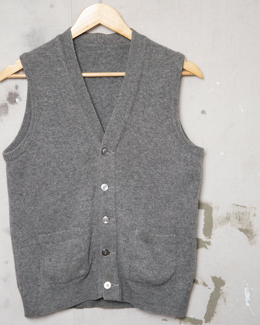 1980S Well Worn Knit Vest - SM